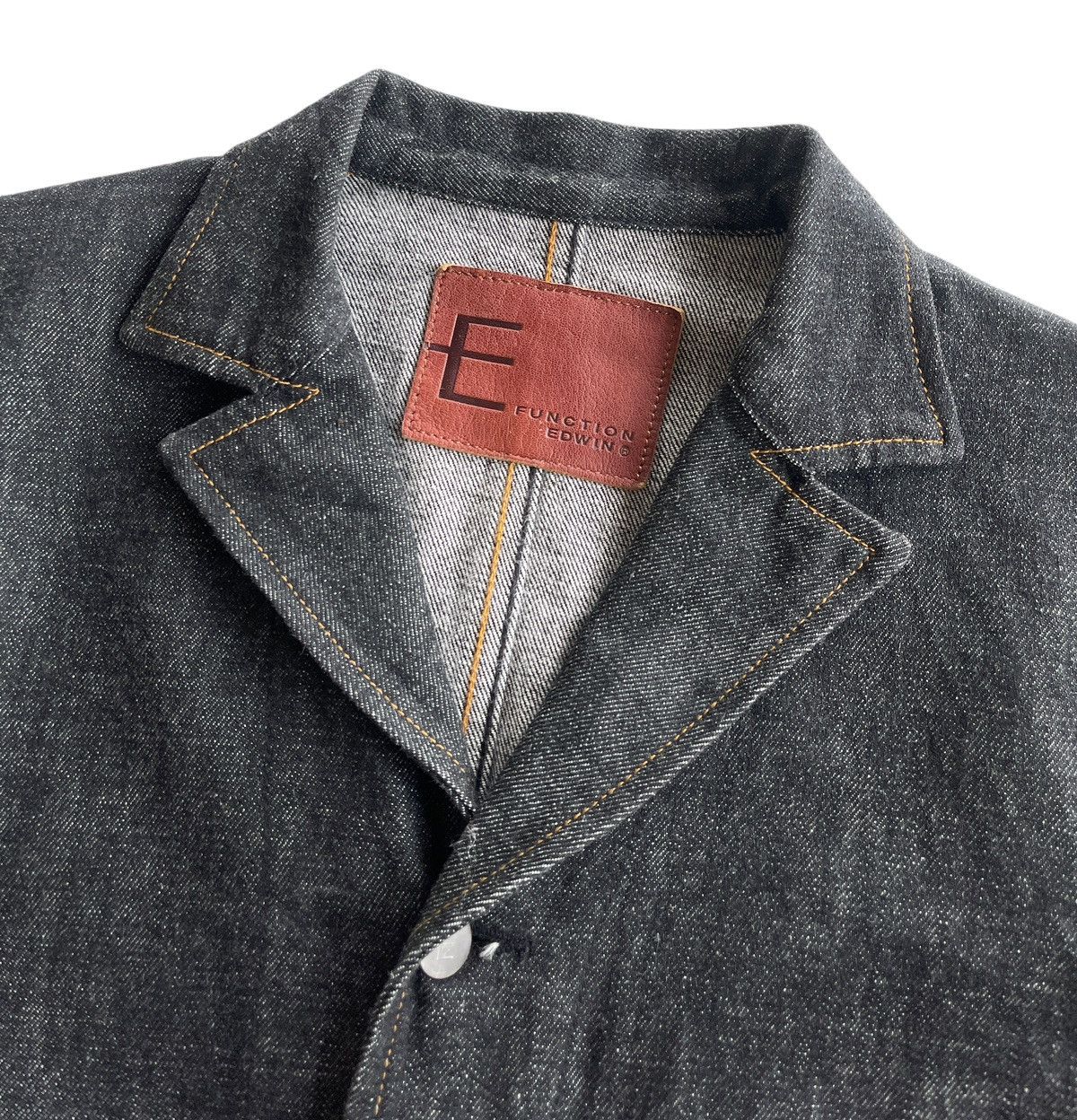 Japanese Brand Vintage Edwin Function Raw Denim Jacket Size US M / EU 48-50 / 2 - 7 Thumbnail