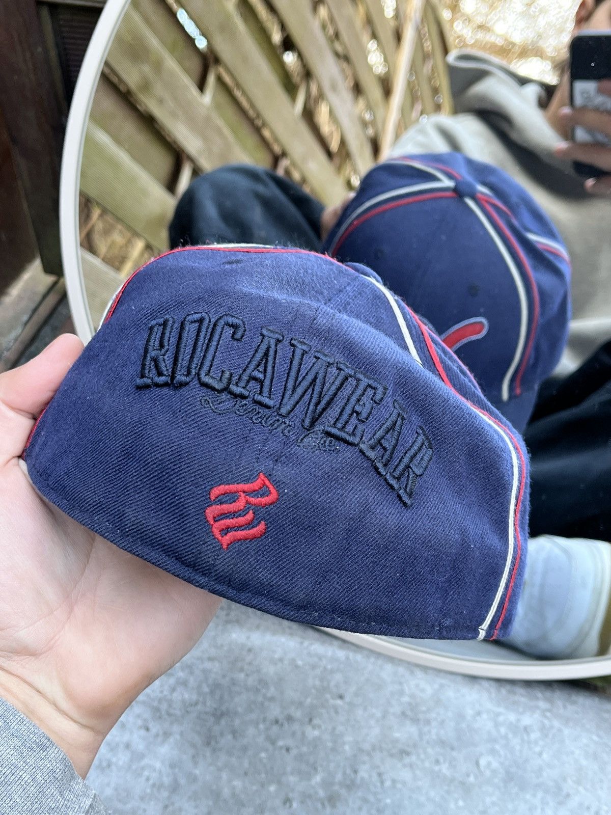 Rocawear Vintage Rap Cap Rocawear Snap Back Y2k 2000s 90s Swag Skate Size ONE SIZE - 5 Thumbnail