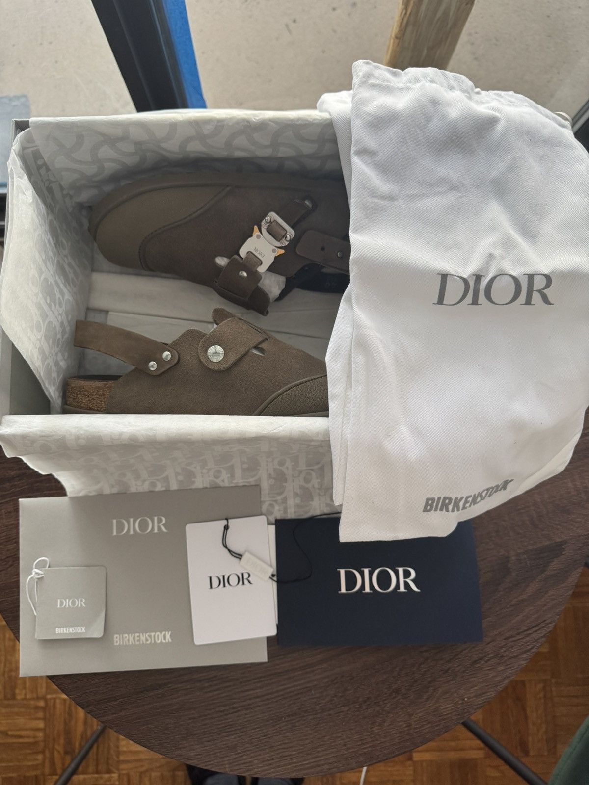 Dior Dior X Birkenstock Tokio Mule Size US 7 / EU 40 - 1 Thumbnail
