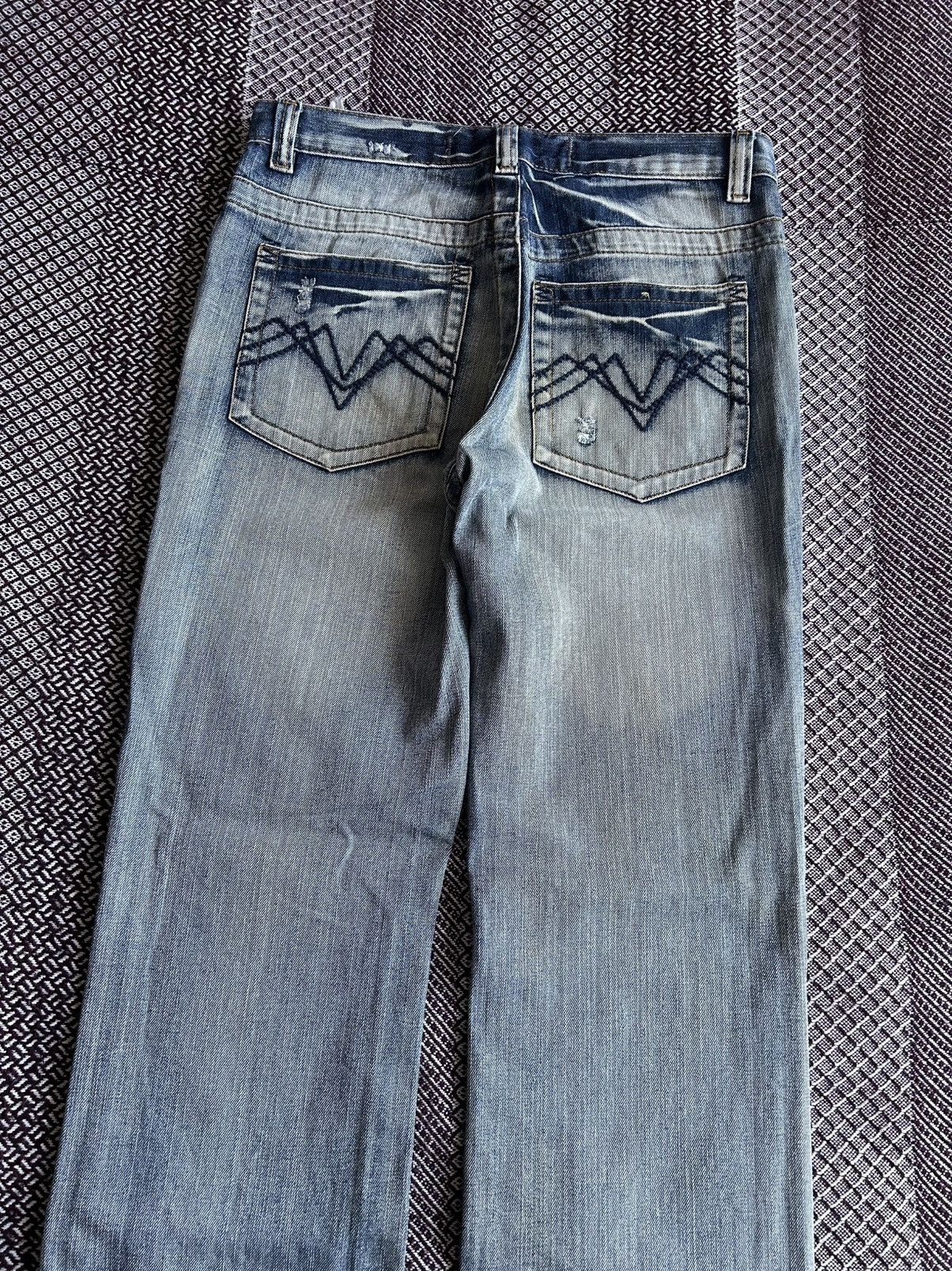Japanese Brand Fishbone Japanese Style Faded Washed Jeans Y2K Size 33 Rare Size US 33 - 7 Thumbnail