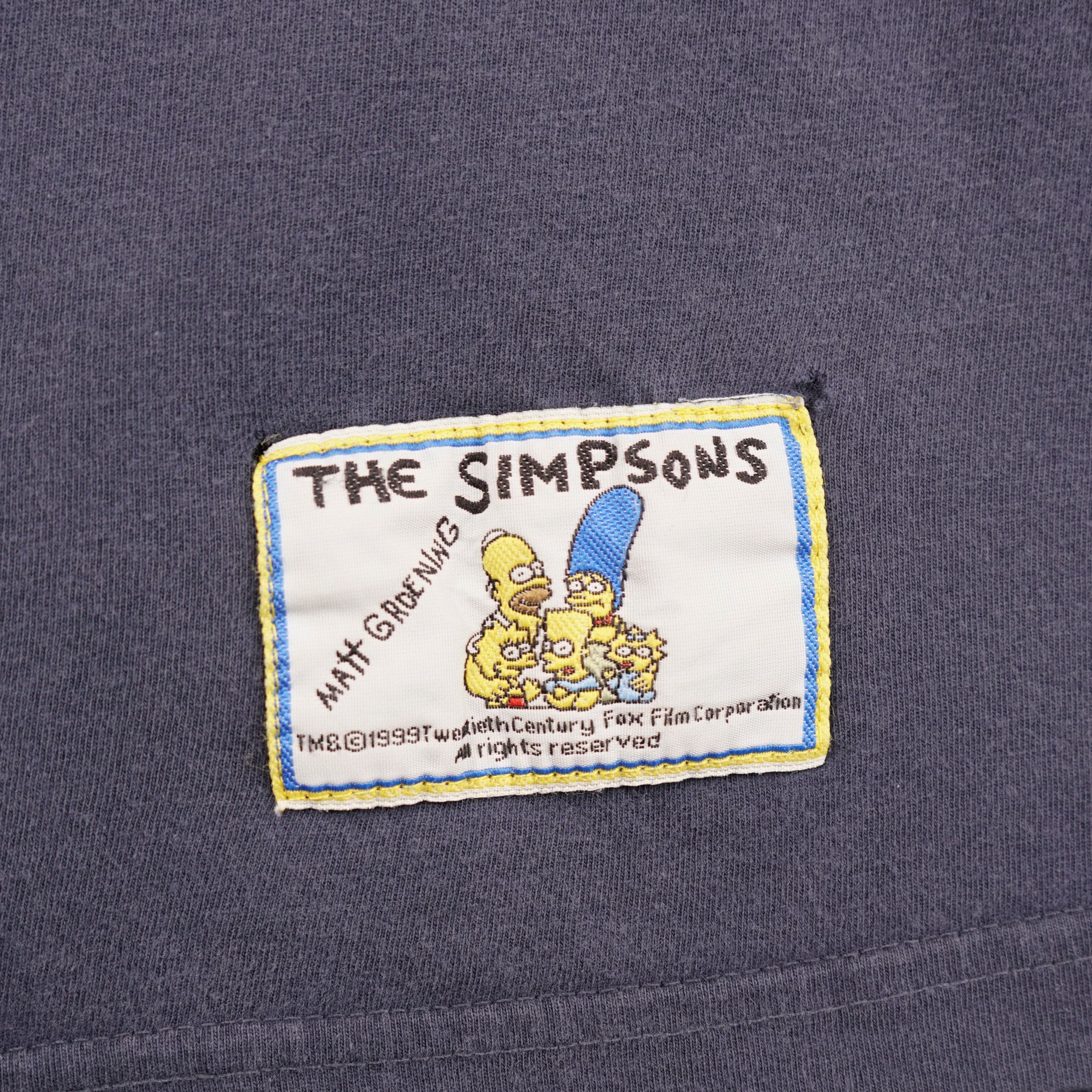 Cartoon Network × The Simpsons × Vintage 1999 Bart And Homer Simpsons T-Shirt FBI Agents Size US XXL / EU 58 / 5 - 11 Thumbnail