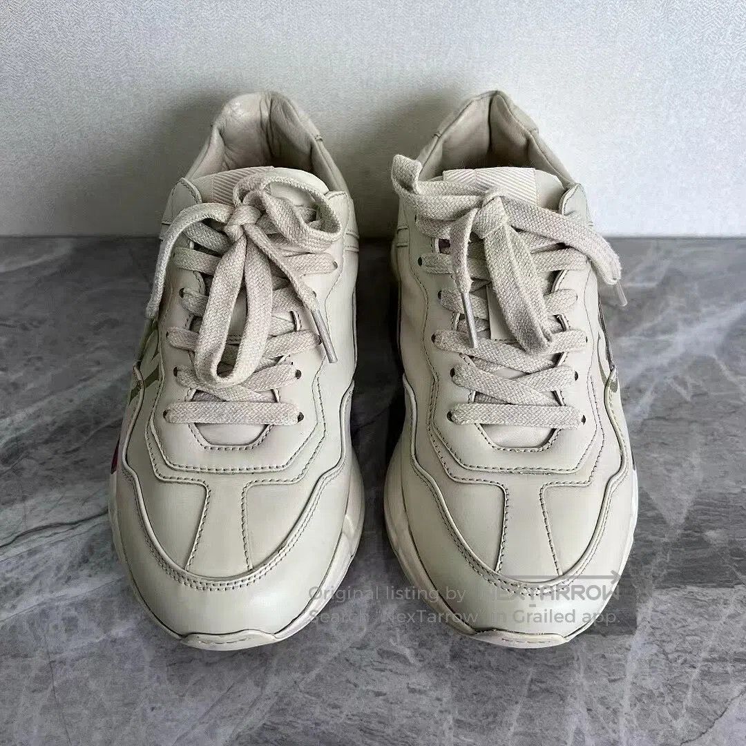 Gucci Guicci Rhyton Ivory White Belt Dad Sneakers| Size US 8 / IT 38 - 2 Thumbnail