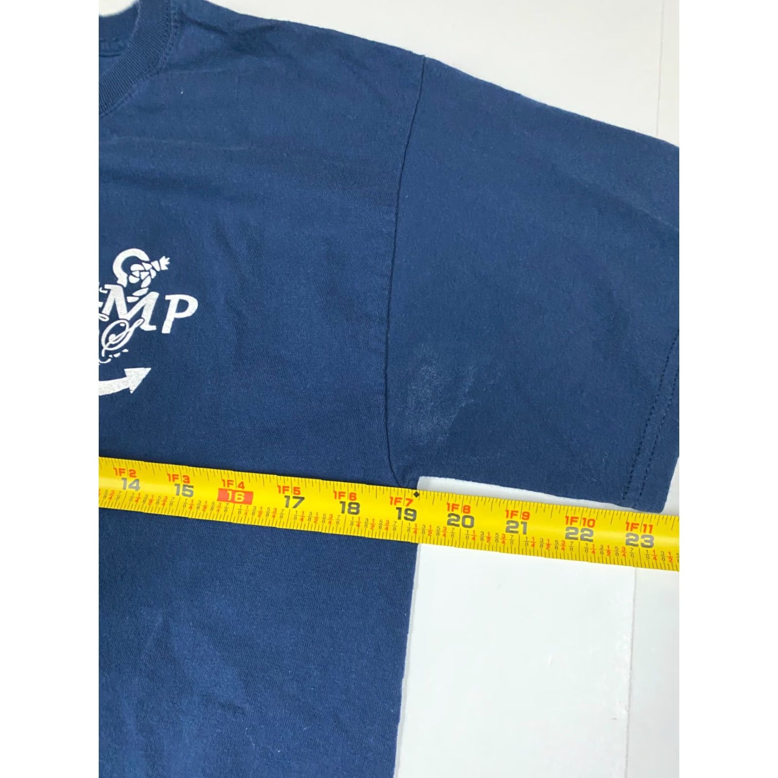 Hanes Hanes Shirt Mens M Blue Anchored Kemp Crew Neck Short Sleeve Logo Halloween Sports T-Shirt Regular All Seasons Size US M / EU 48-50 / 2 - 5 Thumbnail