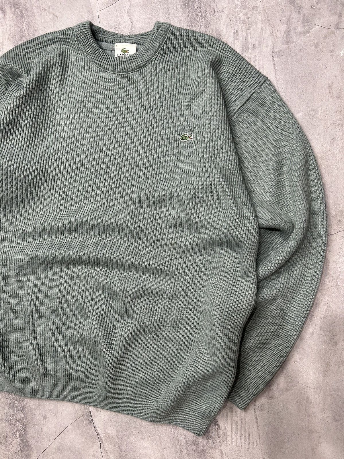 Lacoste × Vintage Vintage Lacoste Wool Knit Sweater size 5 Size US XL / EU 56 / 4 - 2 Thumbnail