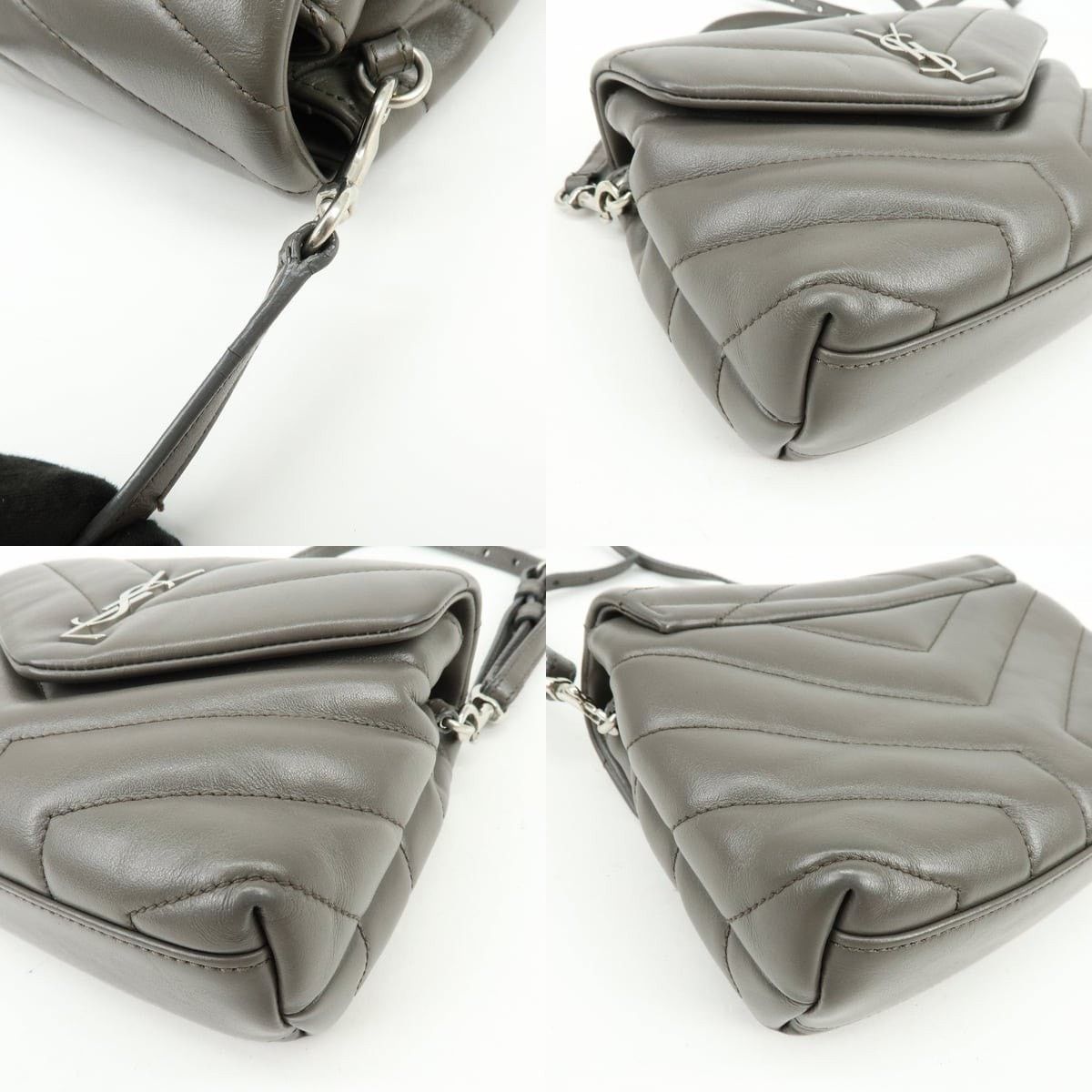 Saint Laurent Paris Saint Laurent Loulou Puffer Crossbody Lambskin Bag Size ONE SIZE - 5 Thumbnail