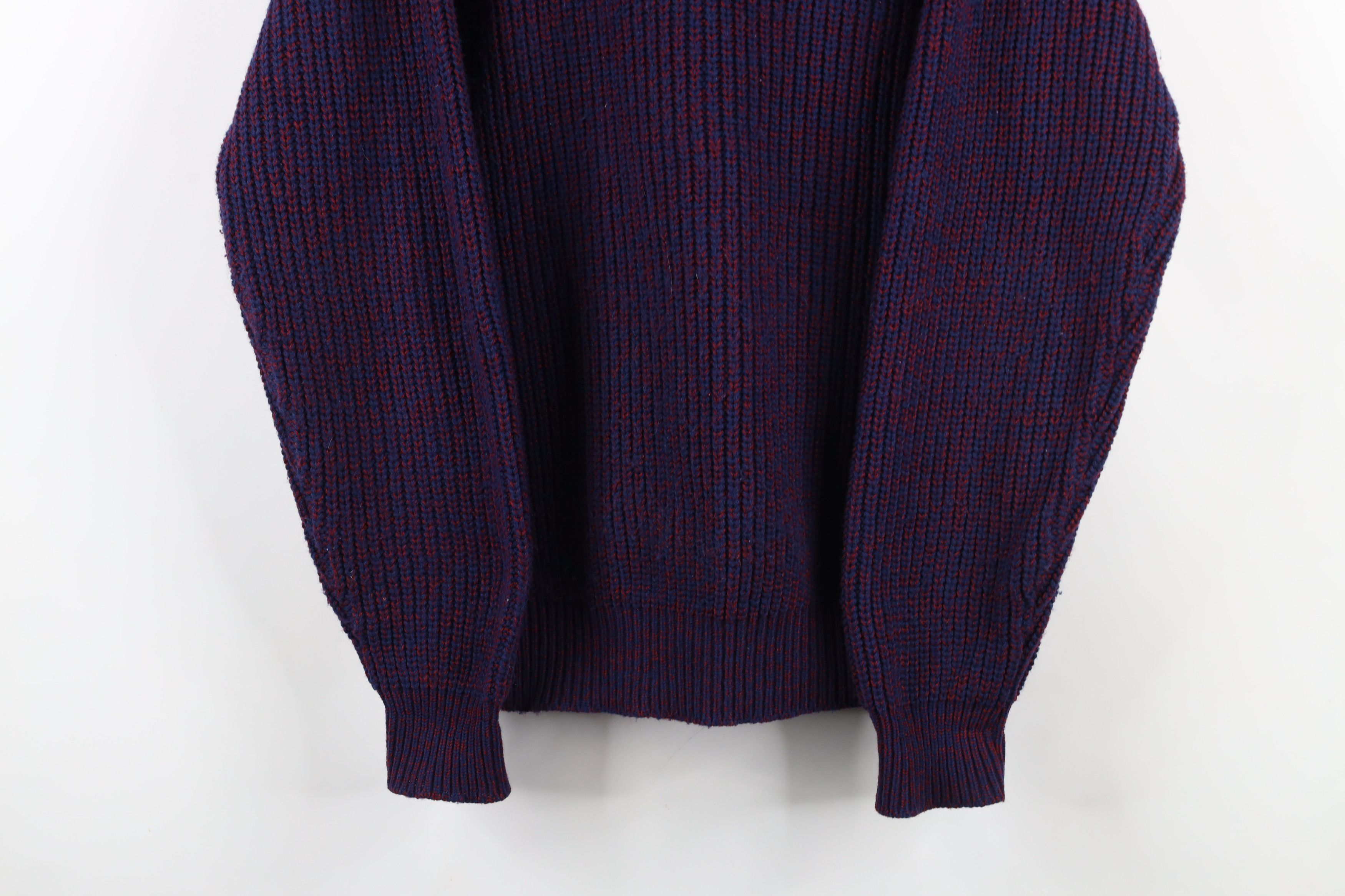 Vintage Vintage 70s Streetwear Chunky Ribbed Knit Crewneck Sweater Size US M / EU 48-50 / 2 - 3 Thumbnail