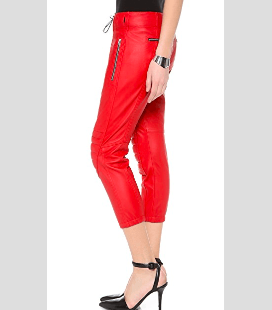 Faith Connexion Leather biker pants Size 30" / US 8 / IT 44 - 2 Thumbnail