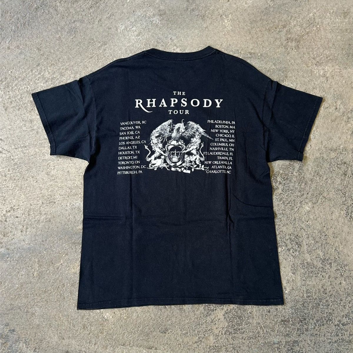 Band Tees × Vintage 2010s Queen Rhapsody Tour T-shirt Size US L / EU 52-54 / 3 - 2 Thumbnail