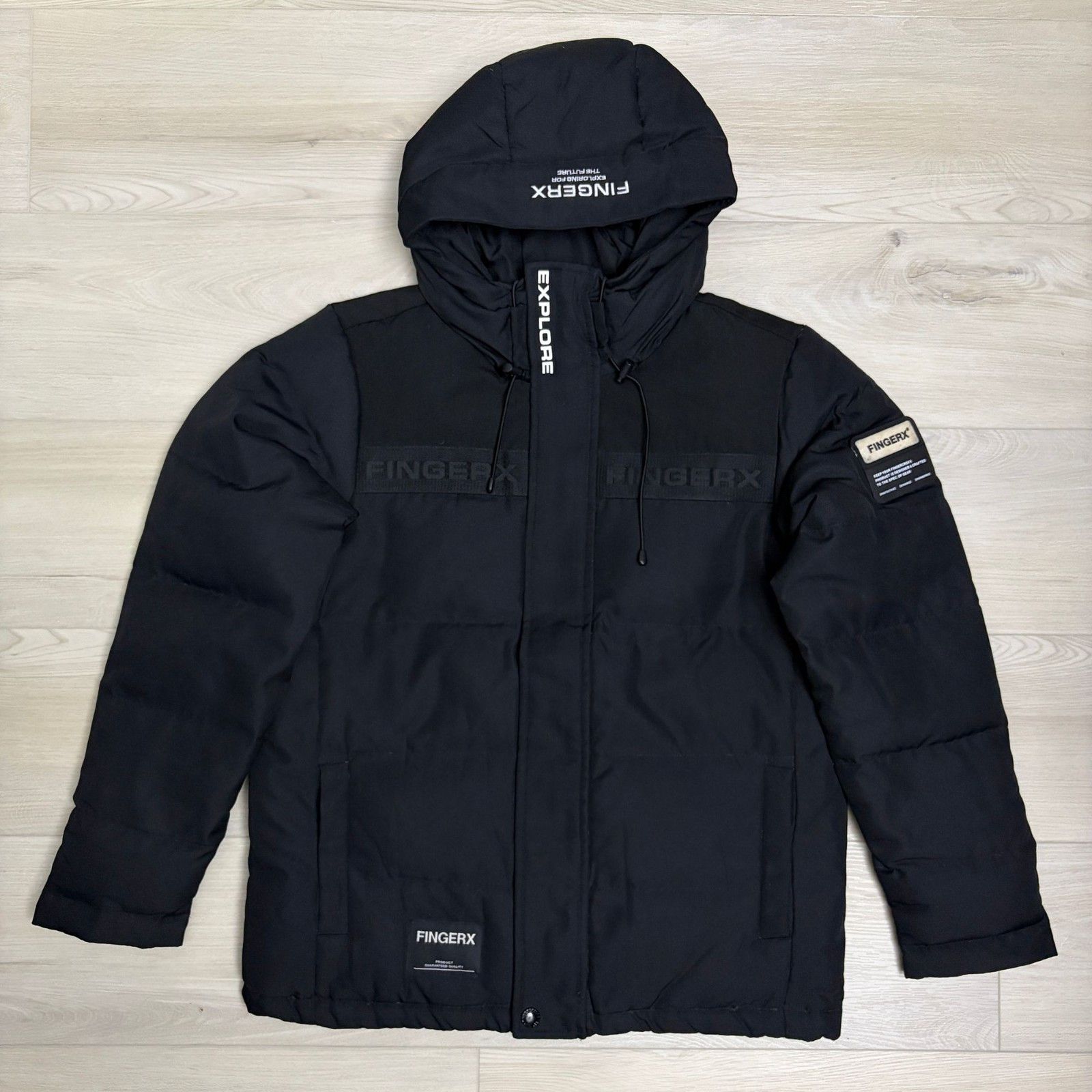 Fingercroxx FINGERCROXX Down Winter Puffer Parka Jacket Coat Mens Small Size US S / EU 44-46 / 1 - 4 Thumbnail