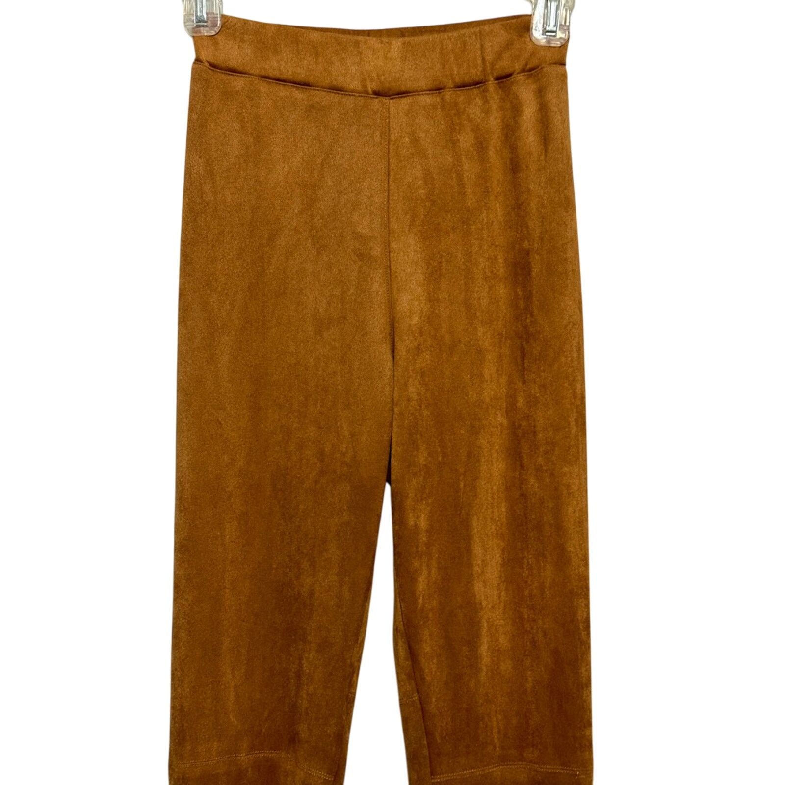 Other Vici Exclusive Pants Cropped Length Pull On Brown W XS NWT Size 24" / US 00 / IT 34 - 2 Thumbnail