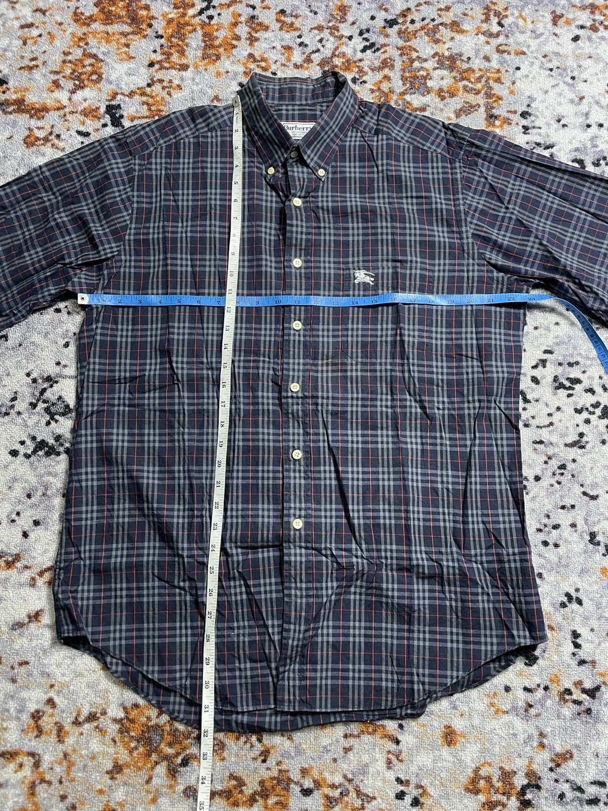 Burberry × Designer × Vintage Vintage Burberrys navy nova chek size L Size US L / EU 52-54 / 3 - 7 Thumbnail