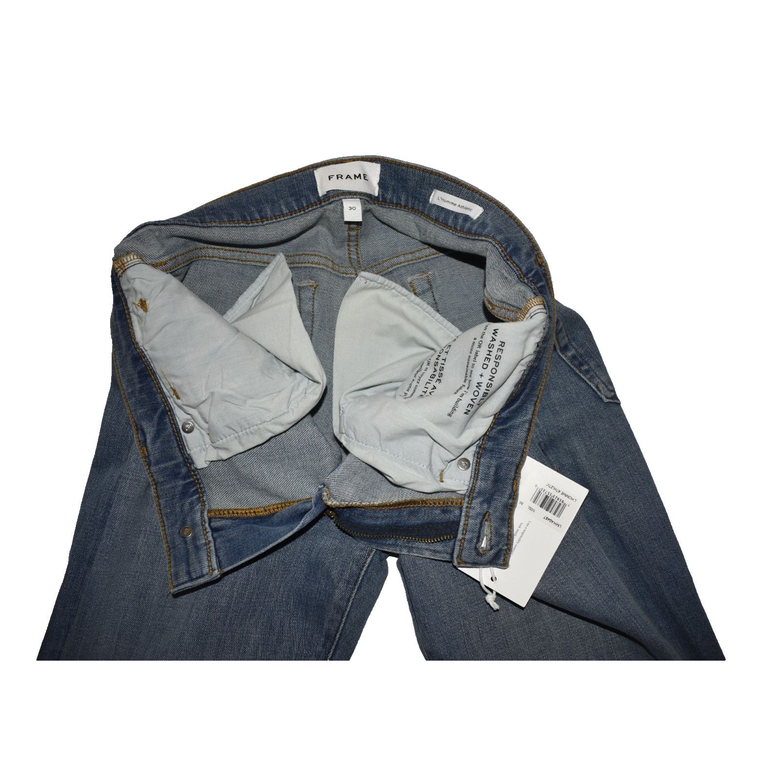 Frame NWT FRAME L Homme Athletic Mid Rise Slim Fit Jeans 30 $228 Size US 30 / EU 46 - 5 Thumbnail