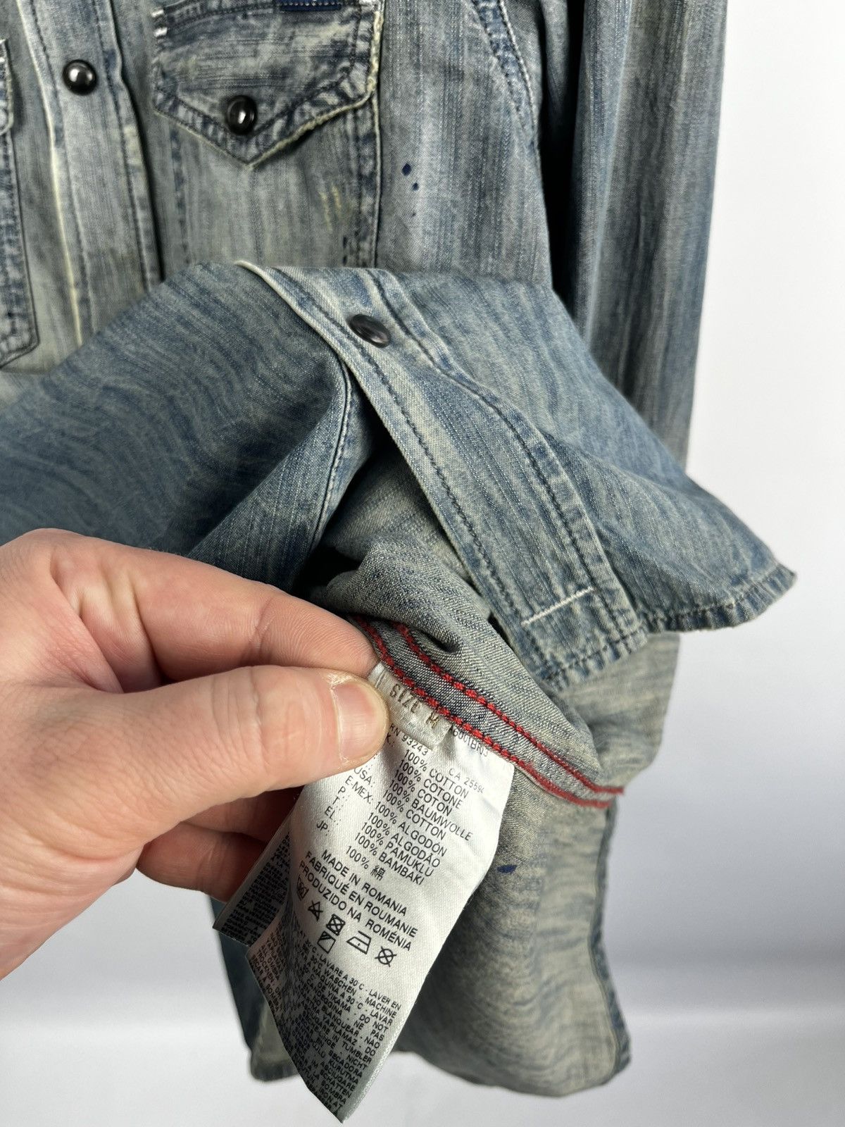 Diesel Diesel denim shirt Japanese style vintage 90s Size US M / EU 48-50 / 2 - 20 Thumbnail