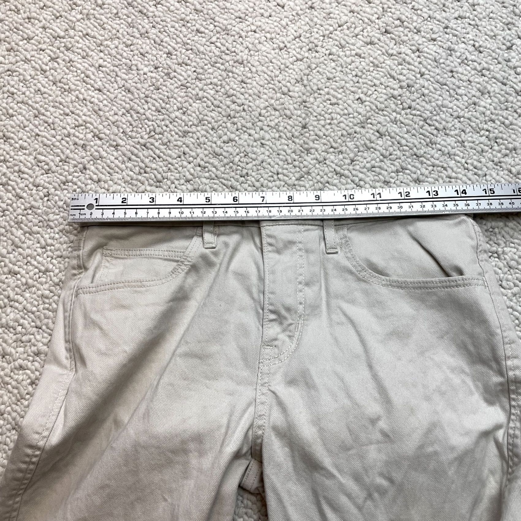 Levi's Levi's Jeans Womens 27 Light Beige Khaki Cropped Cropped Leg 25 In Inseam 27x? No Size 27" / US 4 / IT 40 - 5 Thumbnail