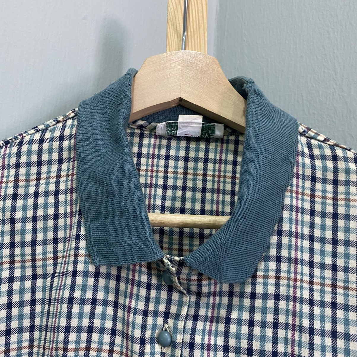 Burberry Vintage 80s Burberrys Nova Check Pullover Polo Banded Waist Size US L / EU 52-54 / 3 - 13 Thumbnail