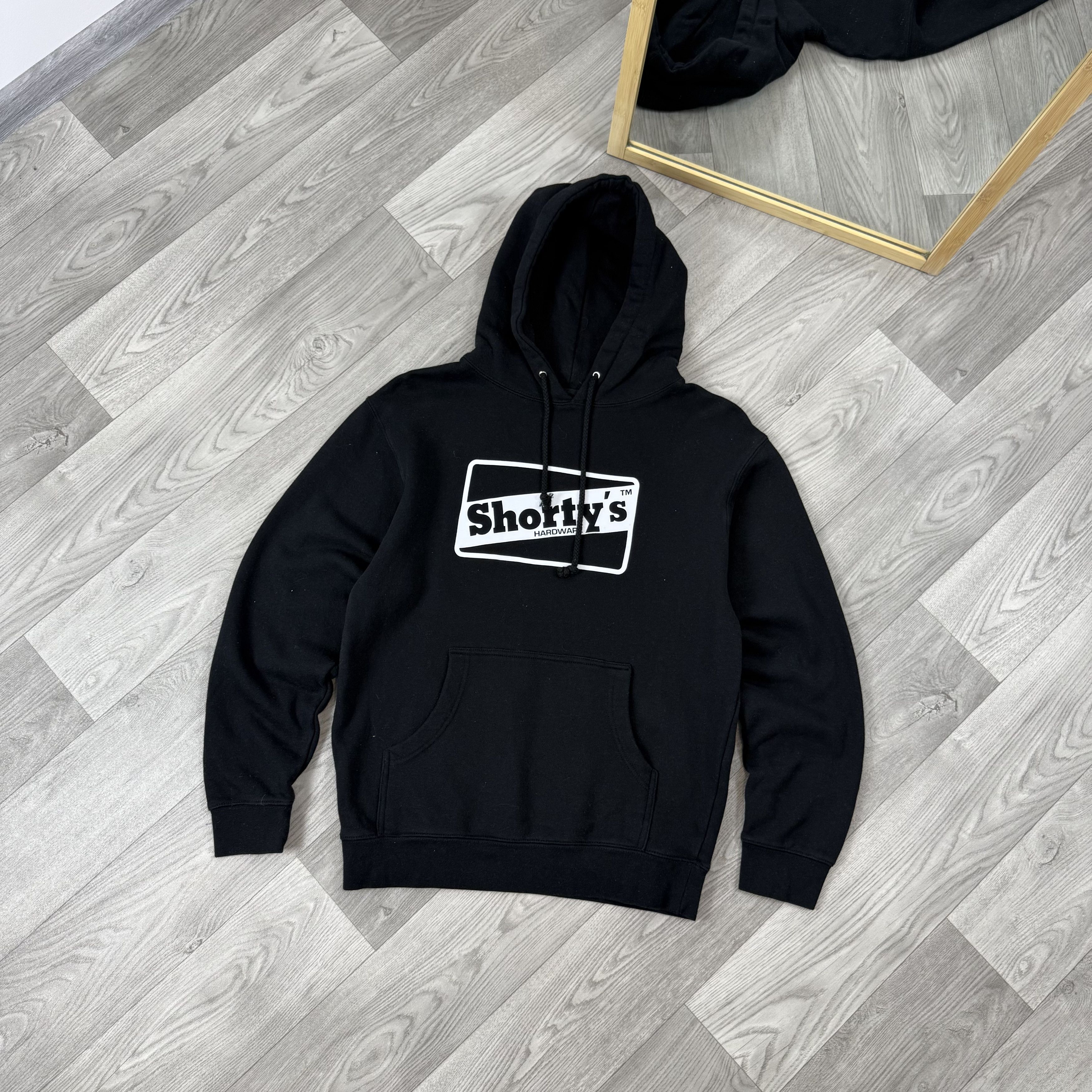 Vintage Shorty's Skateboards 90s Graphic Hoodie Hooded Sweat