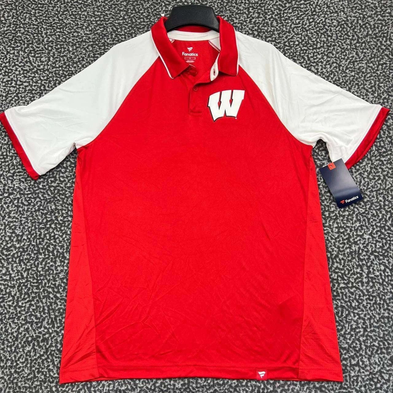 Other Wisconsin Badgers Polo Shirt Men Short Sleeve Collared L Size US L / EU 52-54 / 3 - 1 Thumbnail