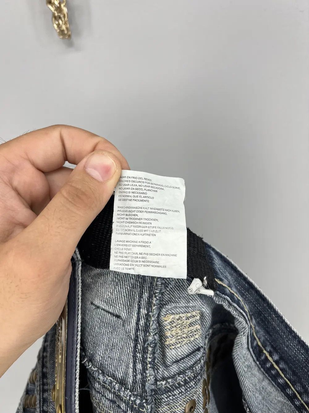Karl Kani Vintage Karl Kani Baggy Rap Jeans Rivet Stud Big Logo Size34 Size US 34 / EU 50 - 16 Thumbnail