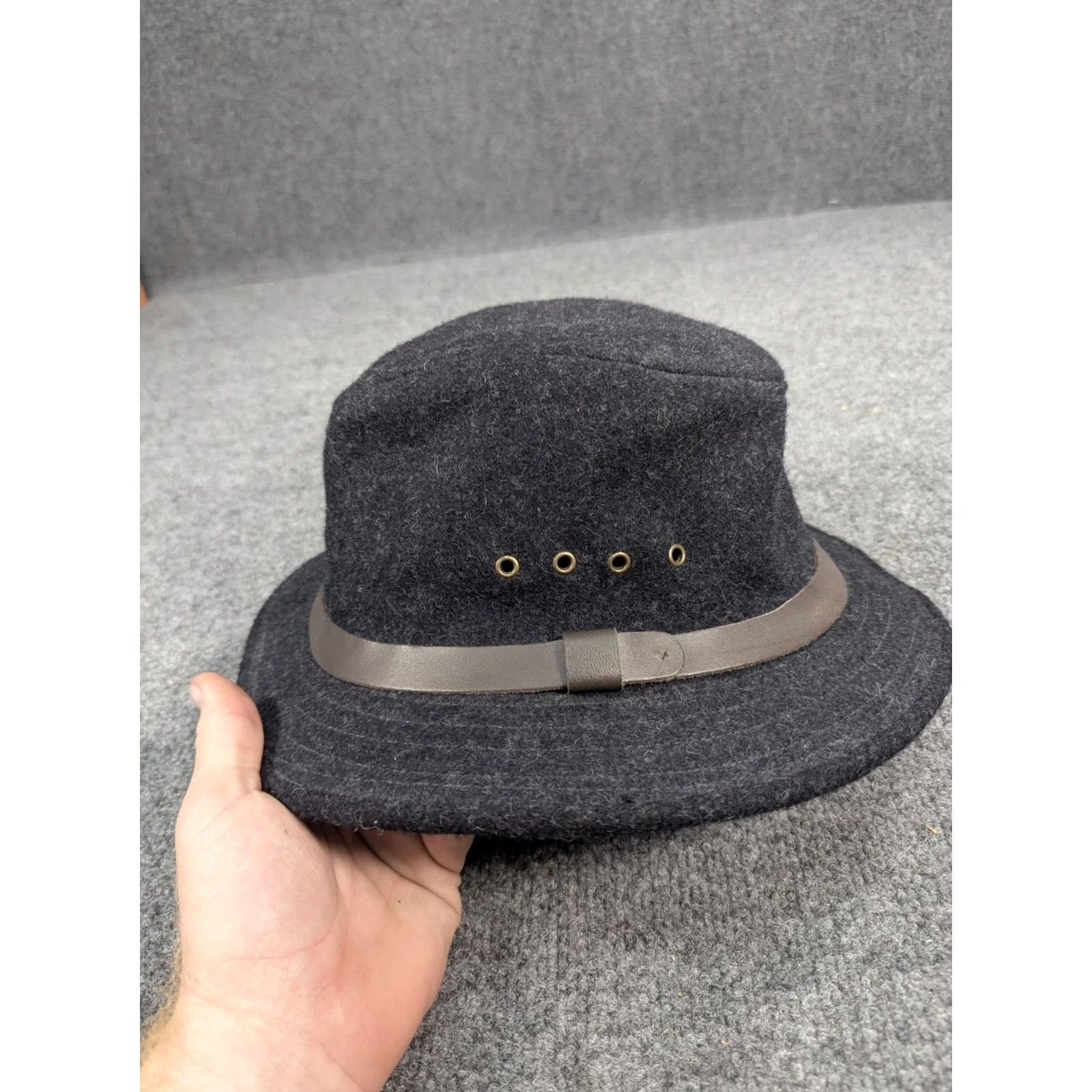 Filson Filson Charcoal Wool Packer Hat Mens Size Large US Size ONE SIZE - 2 Thumbnail
