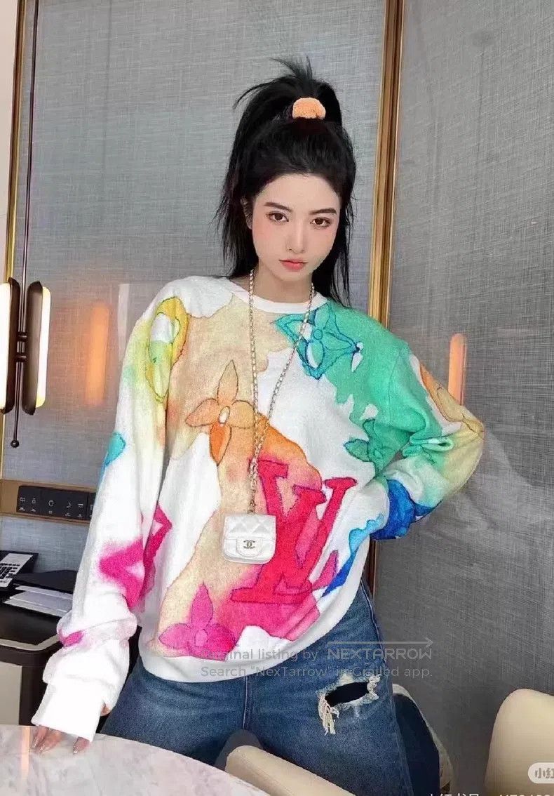 Louis Vuitton Louis Vuitton Ink printed sweatshirt Size US L / EU 52-54 / 3 - 7 Thumbnail