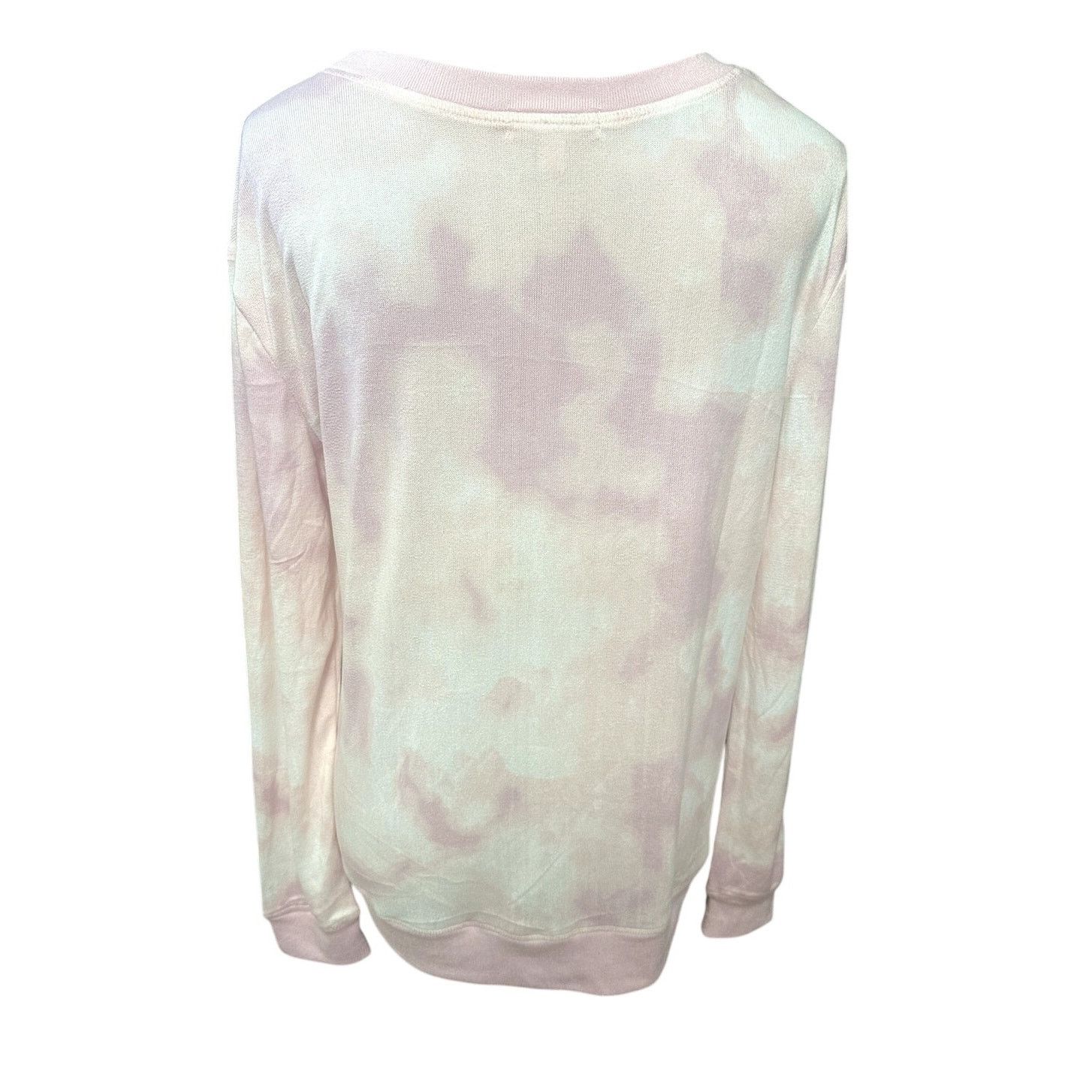 Other Blis Top Crew Neck Long Sleeves Tie-Dye Pink/White M NWOT Size M / US 6-8 / IT 42-44 - 6 Thumbnail