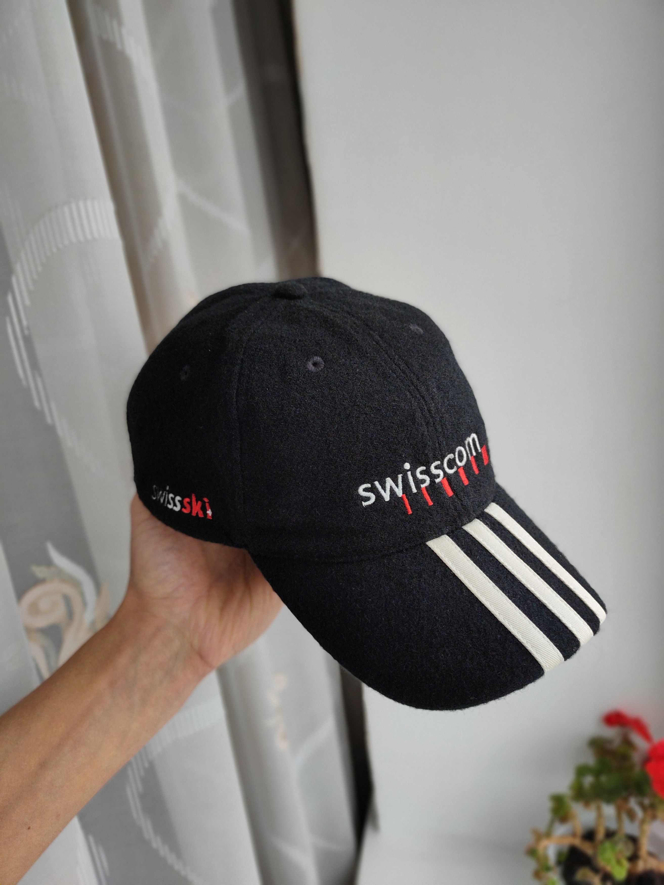 Adidas Vintage Y2K Adidas Cap Hat Earflap Adidas Swissski Wool cap Size ONE SIZE - 3 Thumbnail