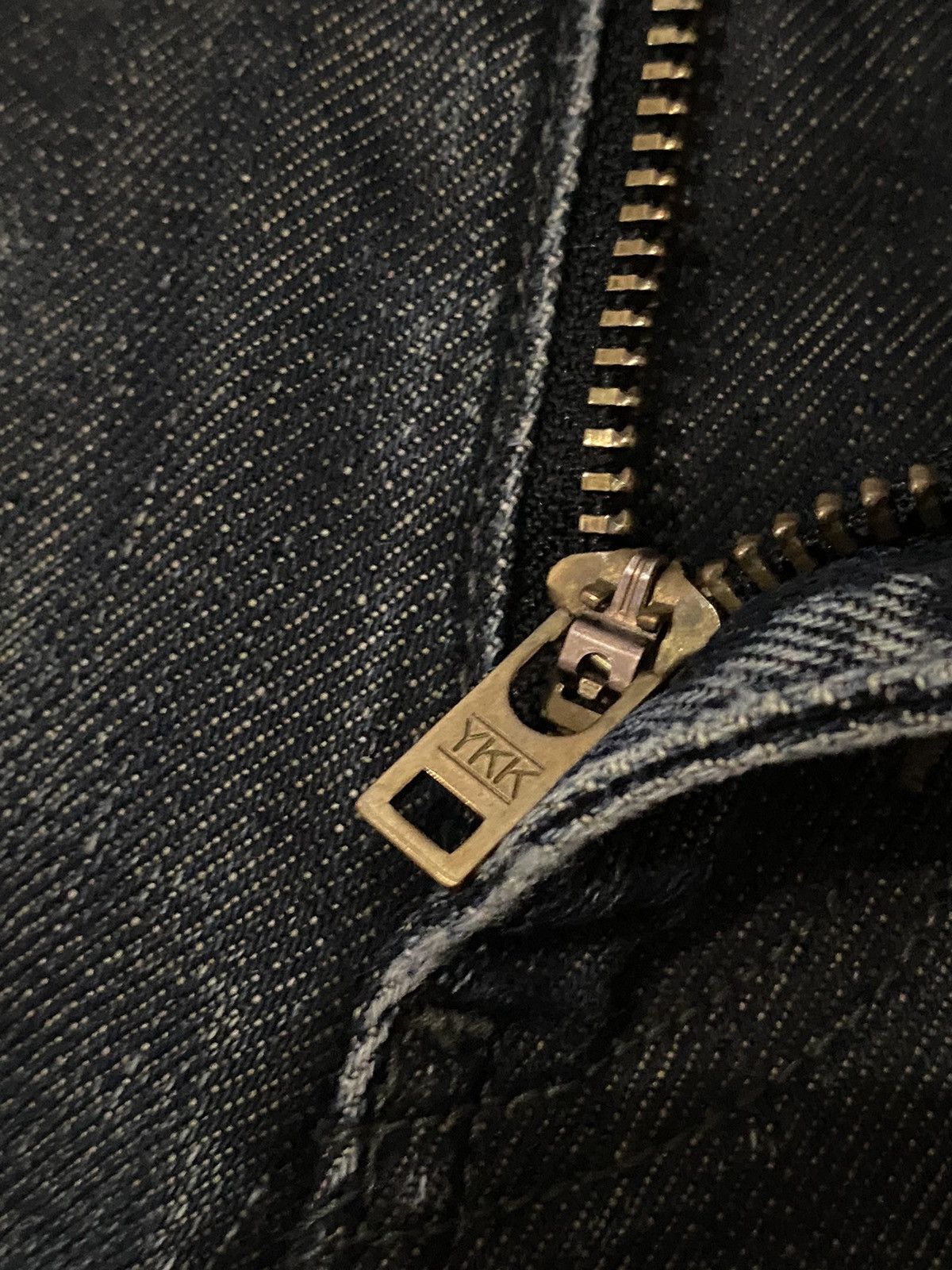 Black Label Japan BACK NUMBER BLACK LABEL Washed Distressed Jeans Denim Size US 35 - 8 Thumbnail