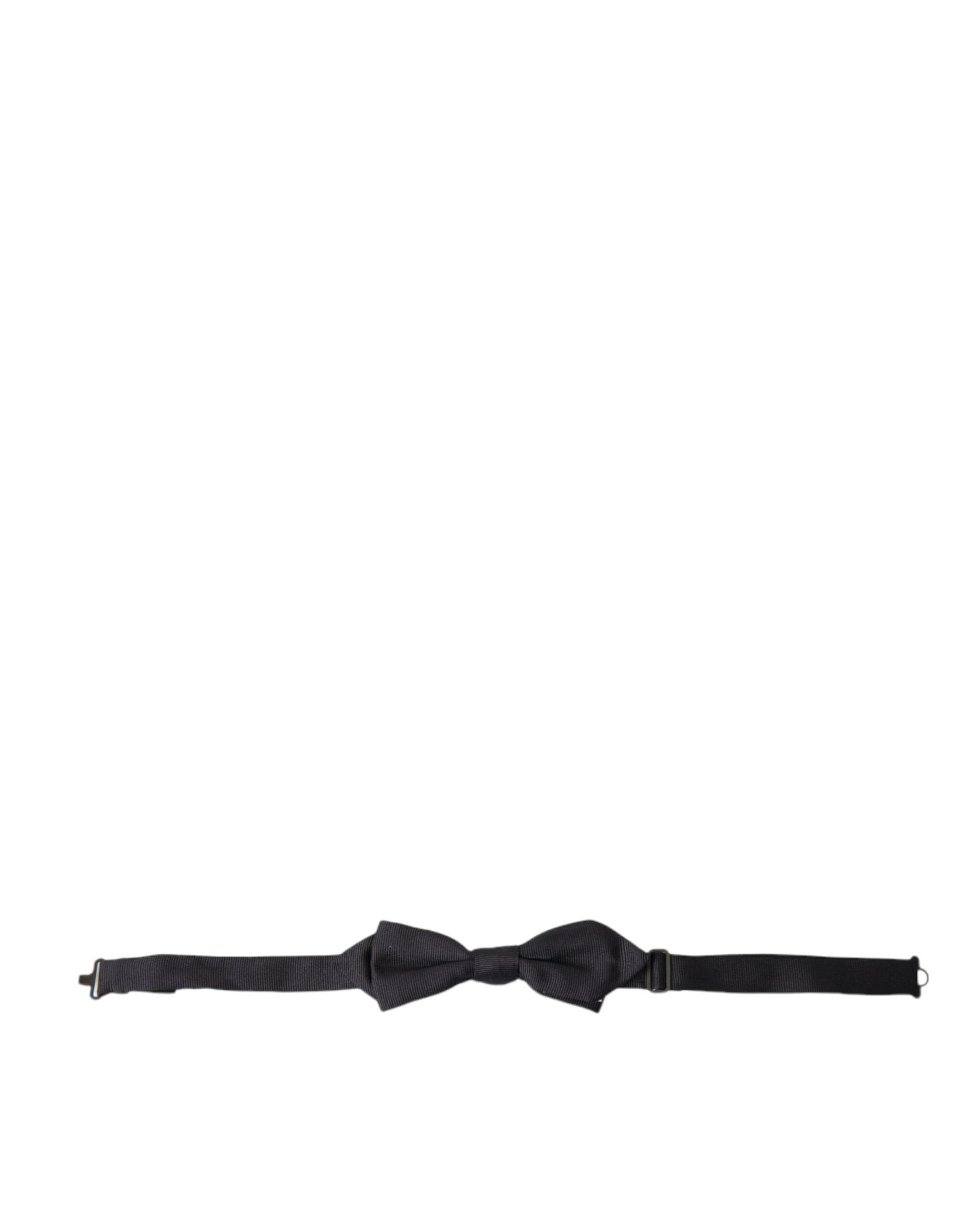 Dolce & Gabbana Elegant Silk Black Bow Men's Tie Size ONE SIZE - 1 Thumbnail