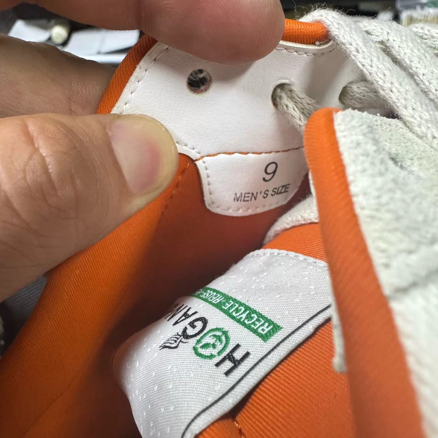 Hogan HOGAN White Orange Colorblock Sneakers US9 Worn Once Size US 9 / EU 42 - 9 Thumbnail