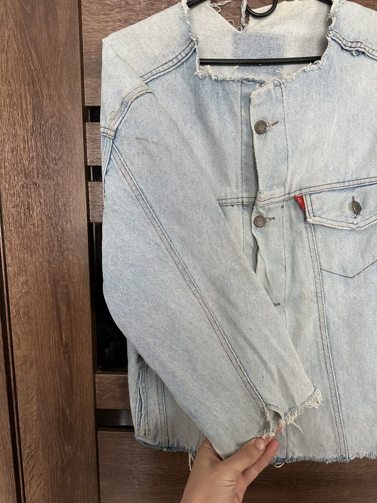 Levi's Levis Vintage Distressed Denim Jacket 50s 60s USA Size US S / EU 44-46 / 1 - 14 Thumbnail