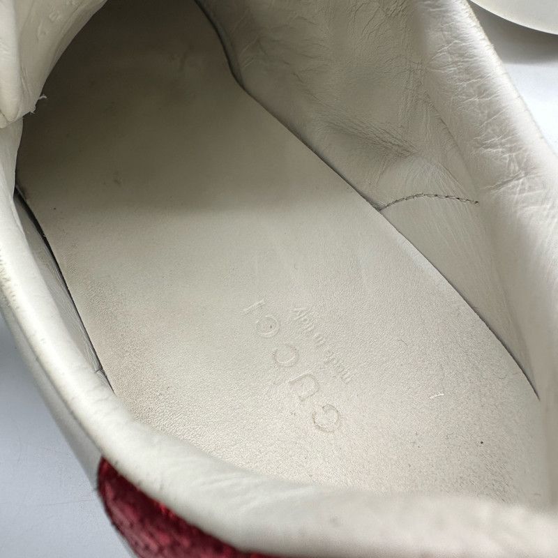 Gucci Gucci White Tiger Slip-On Casual Sneakers - Size US 5.5 / EU 38 - 8 Thumbnail