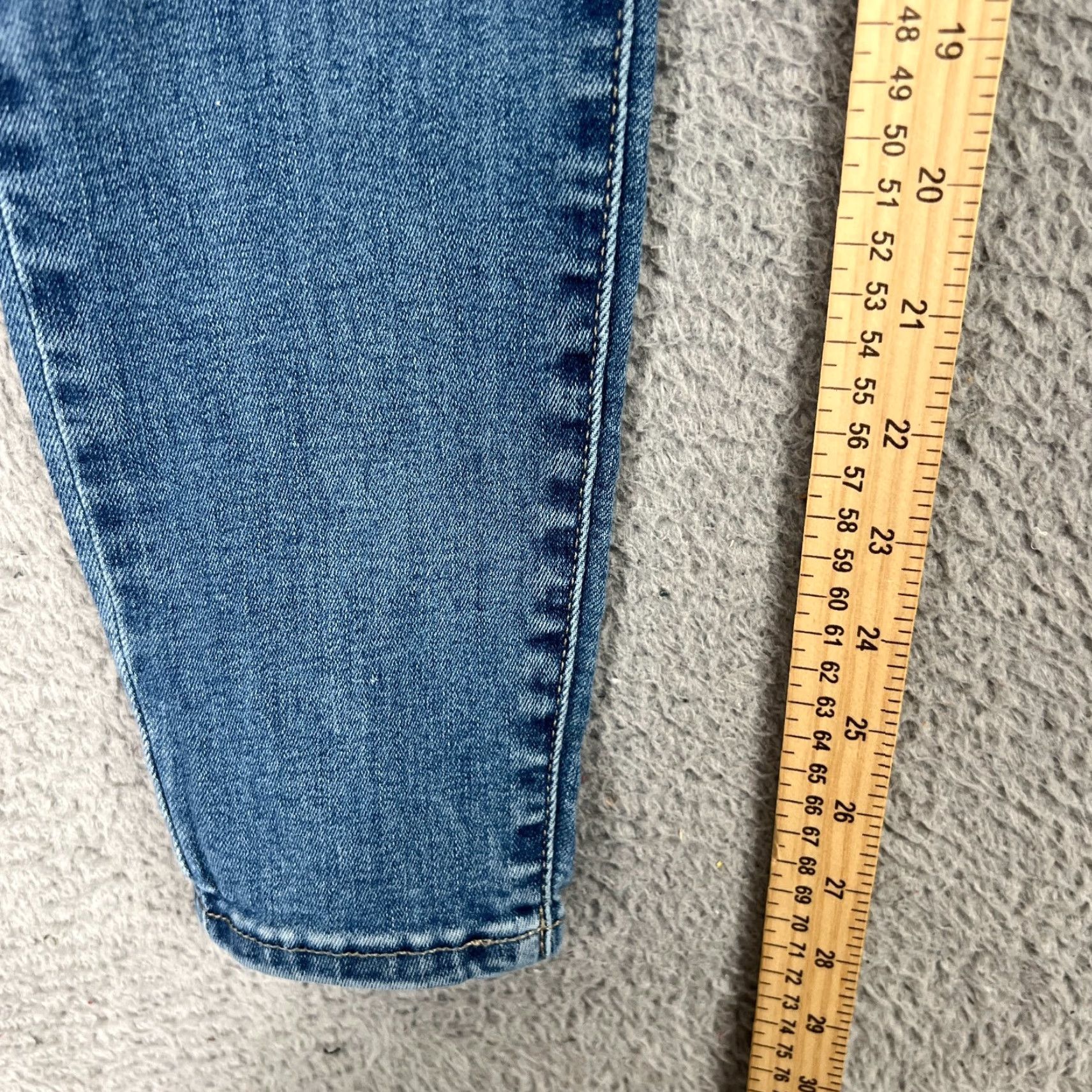 Lucky Brand Lucky Brand Jeans Women's 2/26 Blue Denim Regular Fit Low Rise Skinny Stella Size 30" / US 8 / IT 44 - 3 Thumbnail