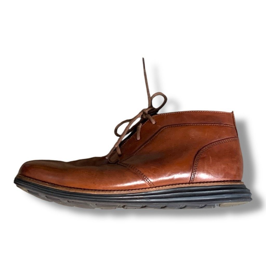 Cole Haan Cole Haan Men’s Original Grand Chukka Boots Brown Leather 8. Size US 8.5 / EU 41-42 - 2 Thumbnail