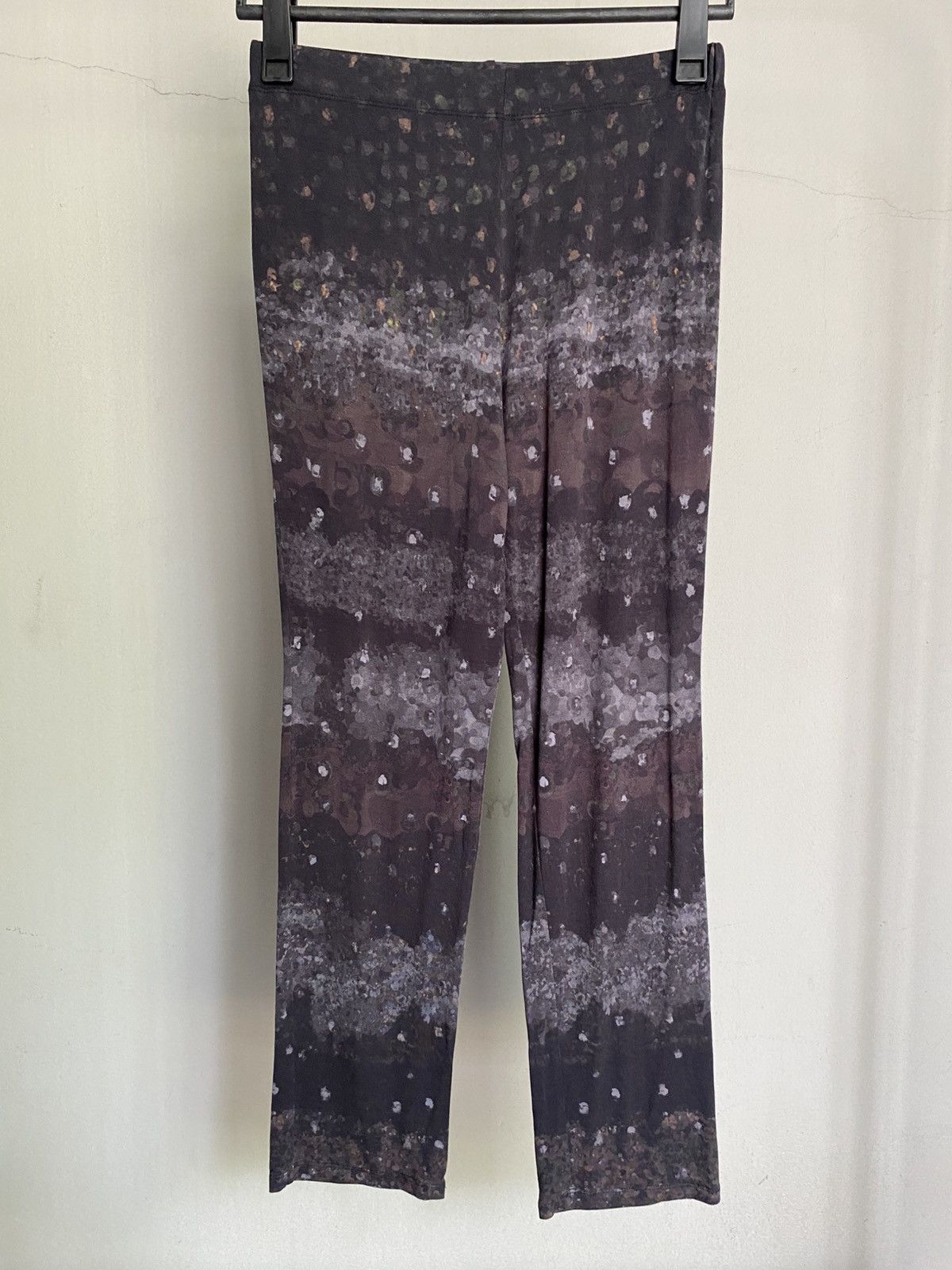 Issey Miyake Heart Haat Printed Leggings Size 28" / US 6 / IT 42 - 3 Thumbnail