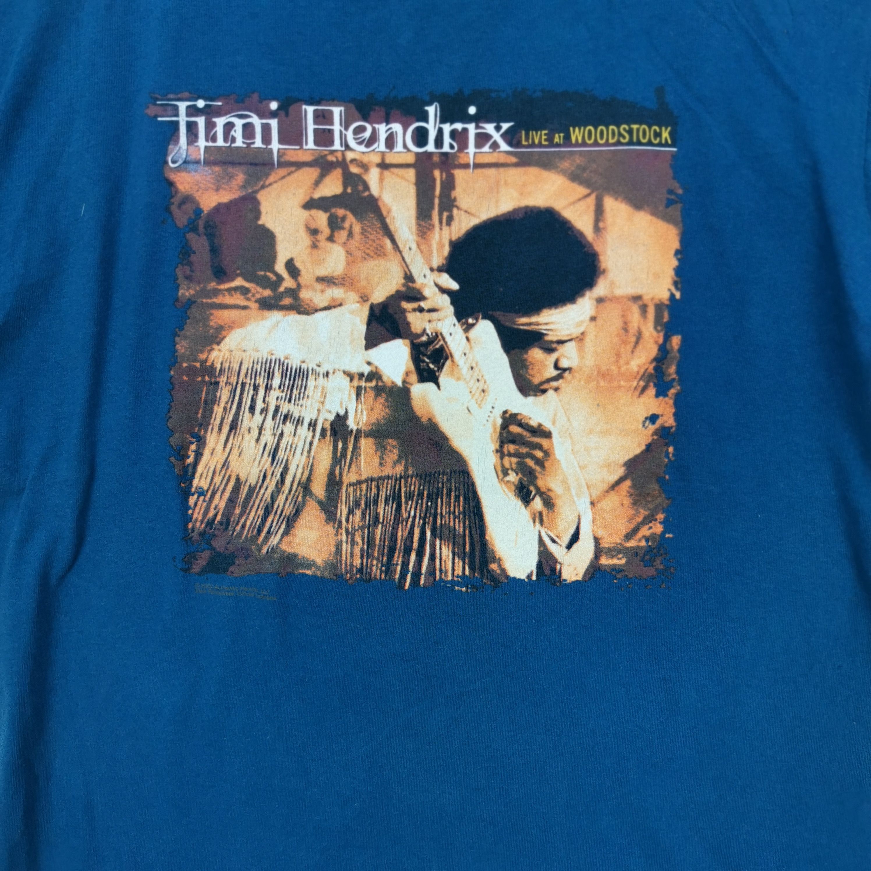 Band Tees Vintage Jimi Hendrix T-Shirt Live at Woodstock 56789 Size US M / EU 48-50 / 2 - 4 Thumbnail