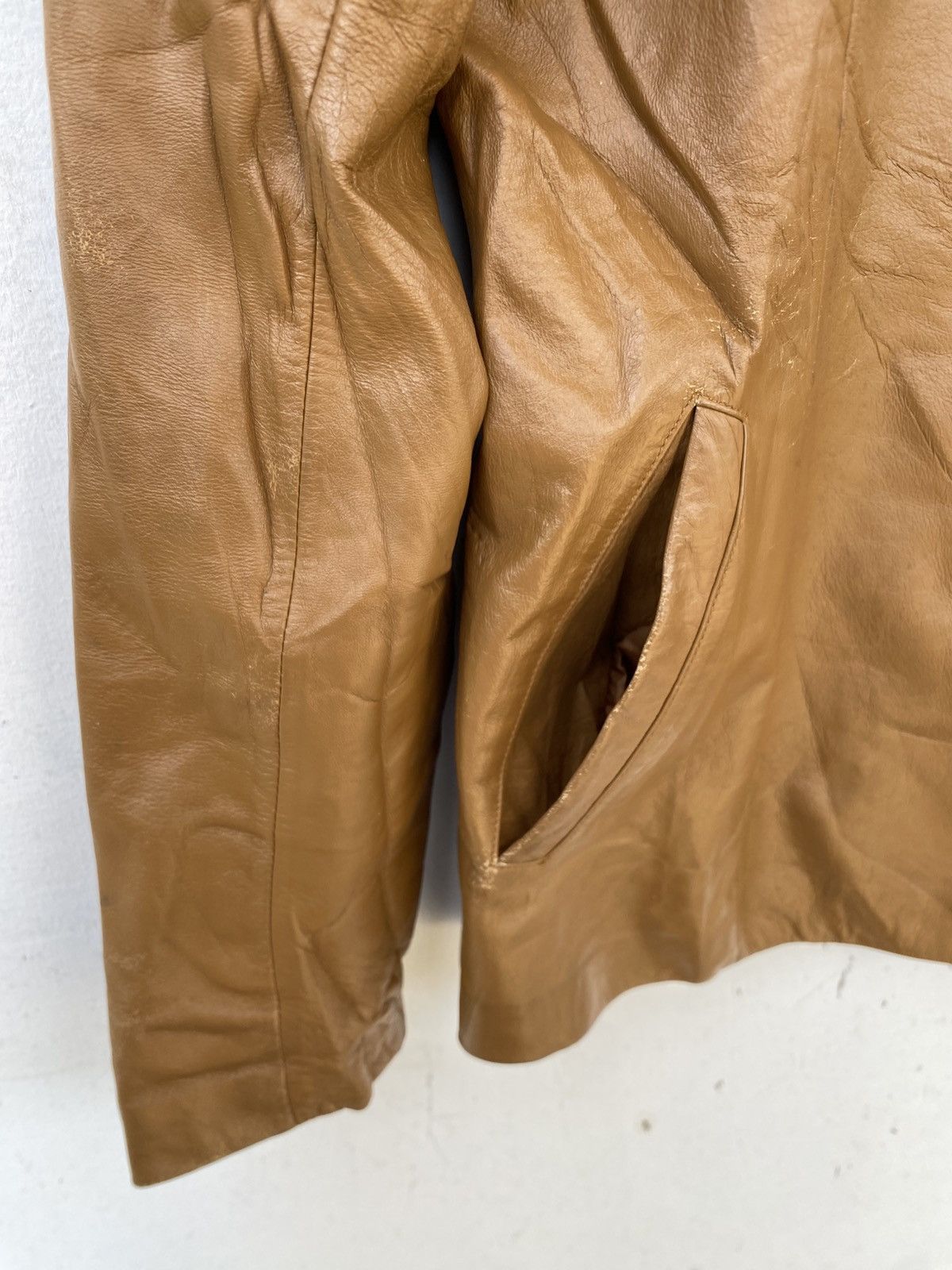 Jean Charles De Castelbajac Castelbajad Leather Blazer Jacket Size M / US 6-8 / IT 42-44 - 6 Thumbnail