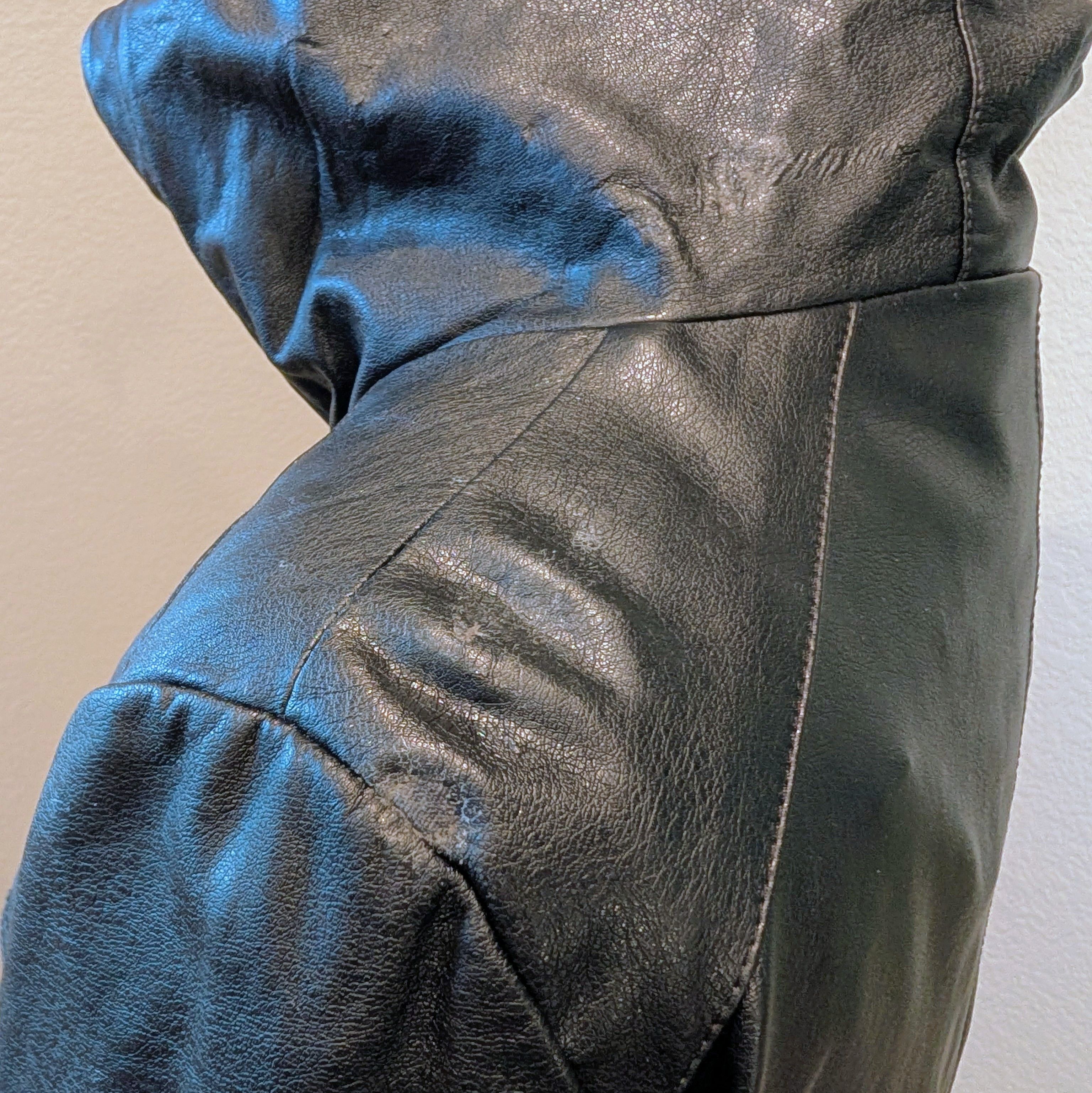 Guess Guess Faux Leather Hooded Motorcycle Jacket Women's Size XL Size XL / US 12-14 / IT 48-50 - 12 Thumbnail