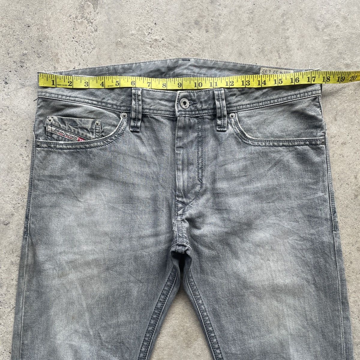 Diesel Vintage Diesel Industry Thanaz Faded Black Jeans Pants W35 Size US 35 - 5 Thumbnail