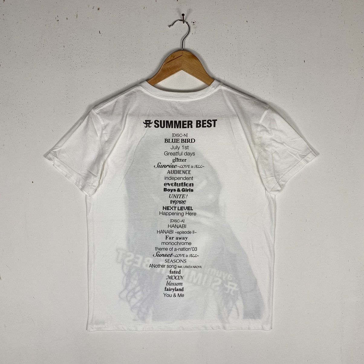 Band Tees × Japanese Brand AYUMI HAMASAKI JAPANESE SINGER SUMMER BEST CONCERT TEE Size US M / EU 48-50 / 2 - 6 Thumbnail