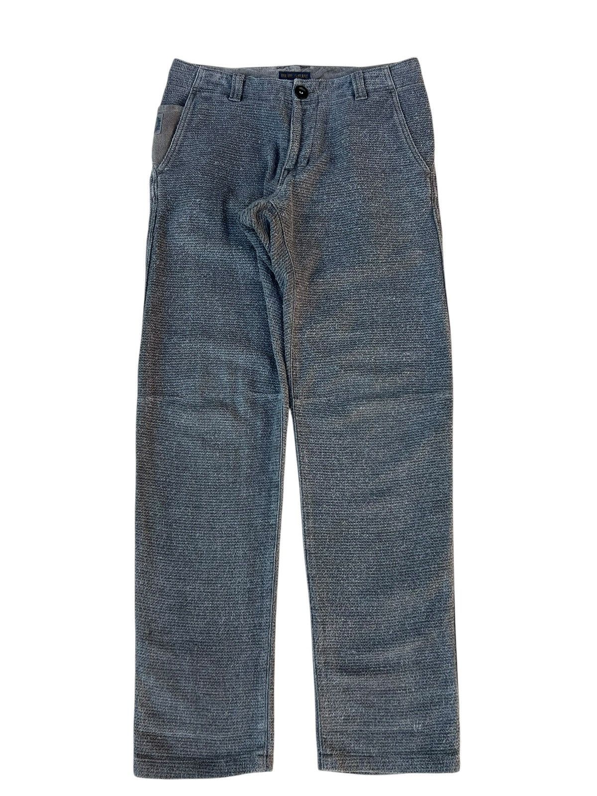 Blue Blue Japan Blue Blue Japan Mother Nature Recycle Fiber Stripes Pant Size US 31 - 1 Thumbnail
