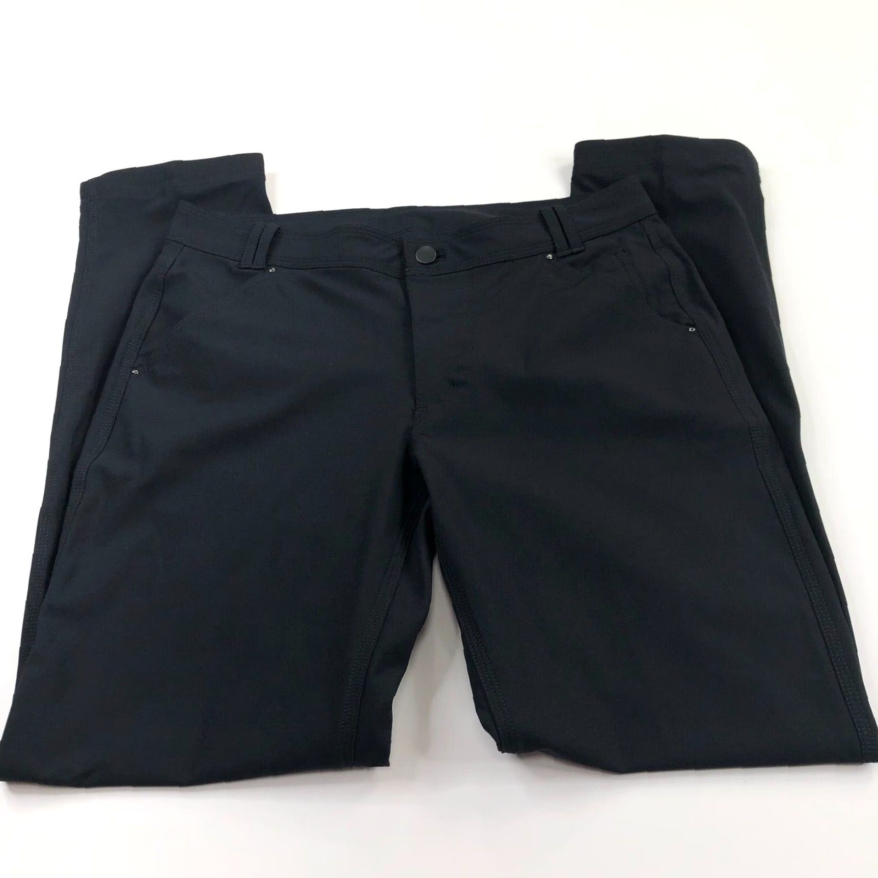Lululemon Lululemon City Sleek Pants Mid Rise Black MINT Regular 31 in W 30 in L Nylon Polyester Spandex Pockets Women Modern Casual Pants Size 32" / US 10 / IT 46 - 3 Thumbnail