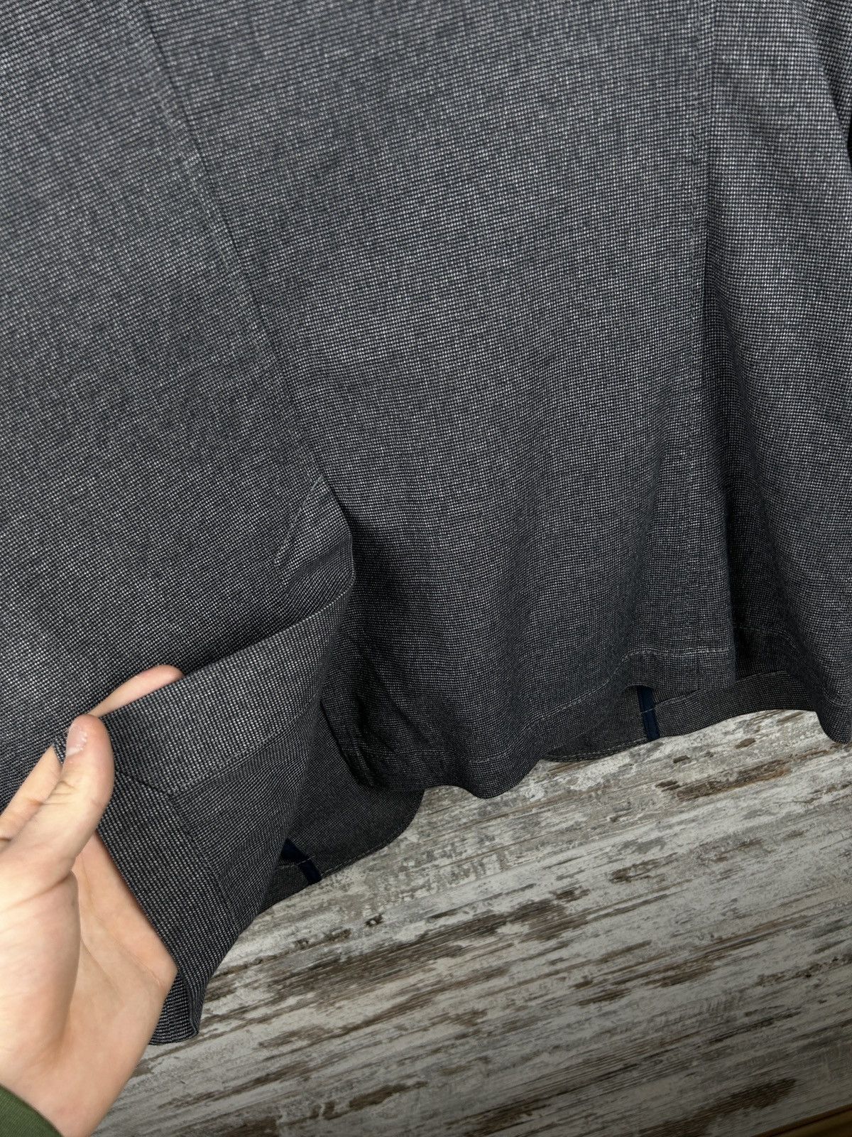 Hugo Boss × Vintage Mens Hugo Boss Blazer grey luxury jacket slim fit 42R / 52 Size 42R - 7 Thumbnail
