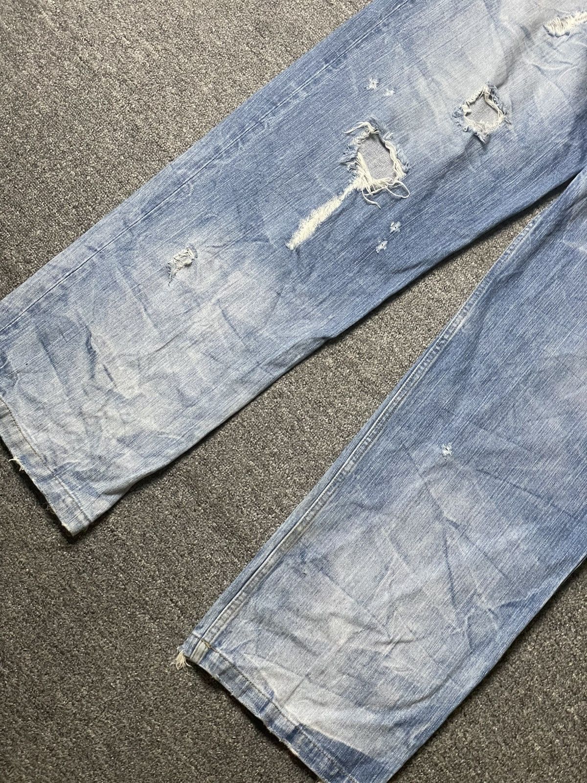 Karl Kani × Vintage Vintage KARL KANI Distressed Denim Ripped Jeans (111) Size US 37 - 2 Thumbnail