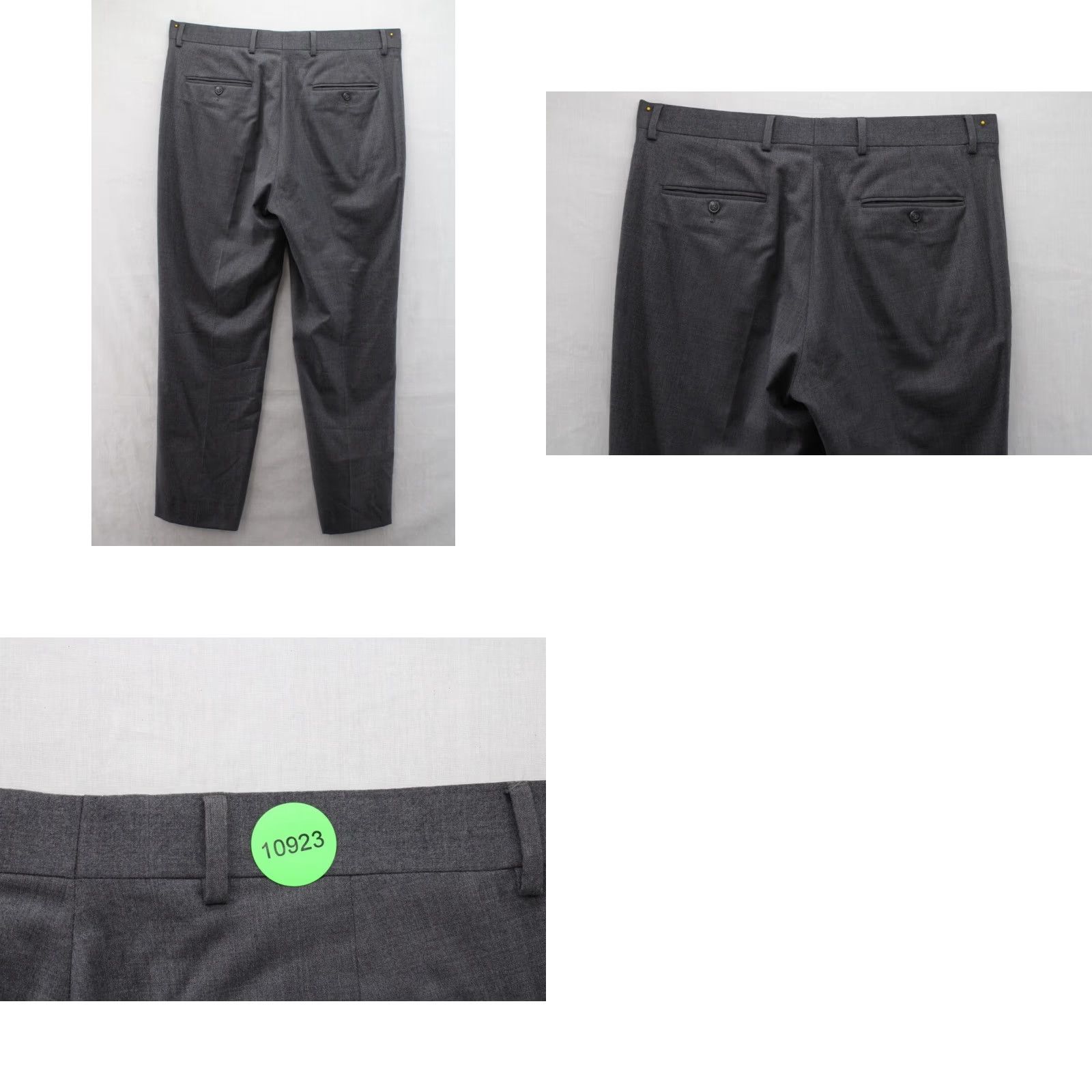 Jos. A. Bank VINTAGE Jos A Bank 1905 Dress Pants Mens 36X29 Gray Wool Blend Flat Front Stylish Preppy Size US 36 / EU 52 - 8 Thumbnail