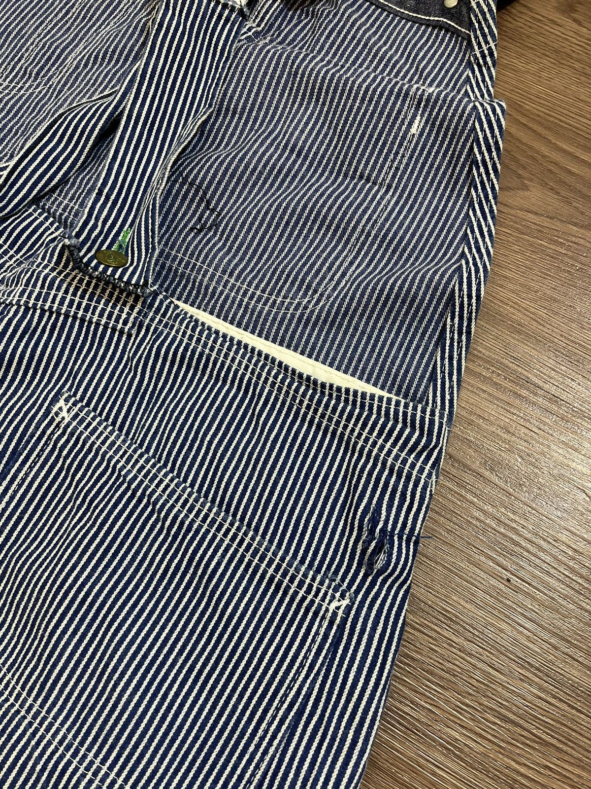 Pointer × Vintage Pointer Vintage Hickory Stripe Carpenter Overalls Size US 36 / EU 52 - 17 Thumbnail