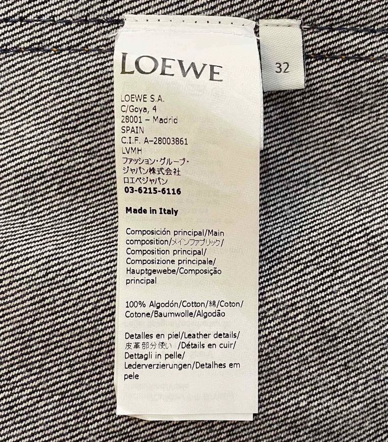 Loewe LOEWE Dark blue denim jacket Size 4XL / US 24-26 - 6 Thumbnail