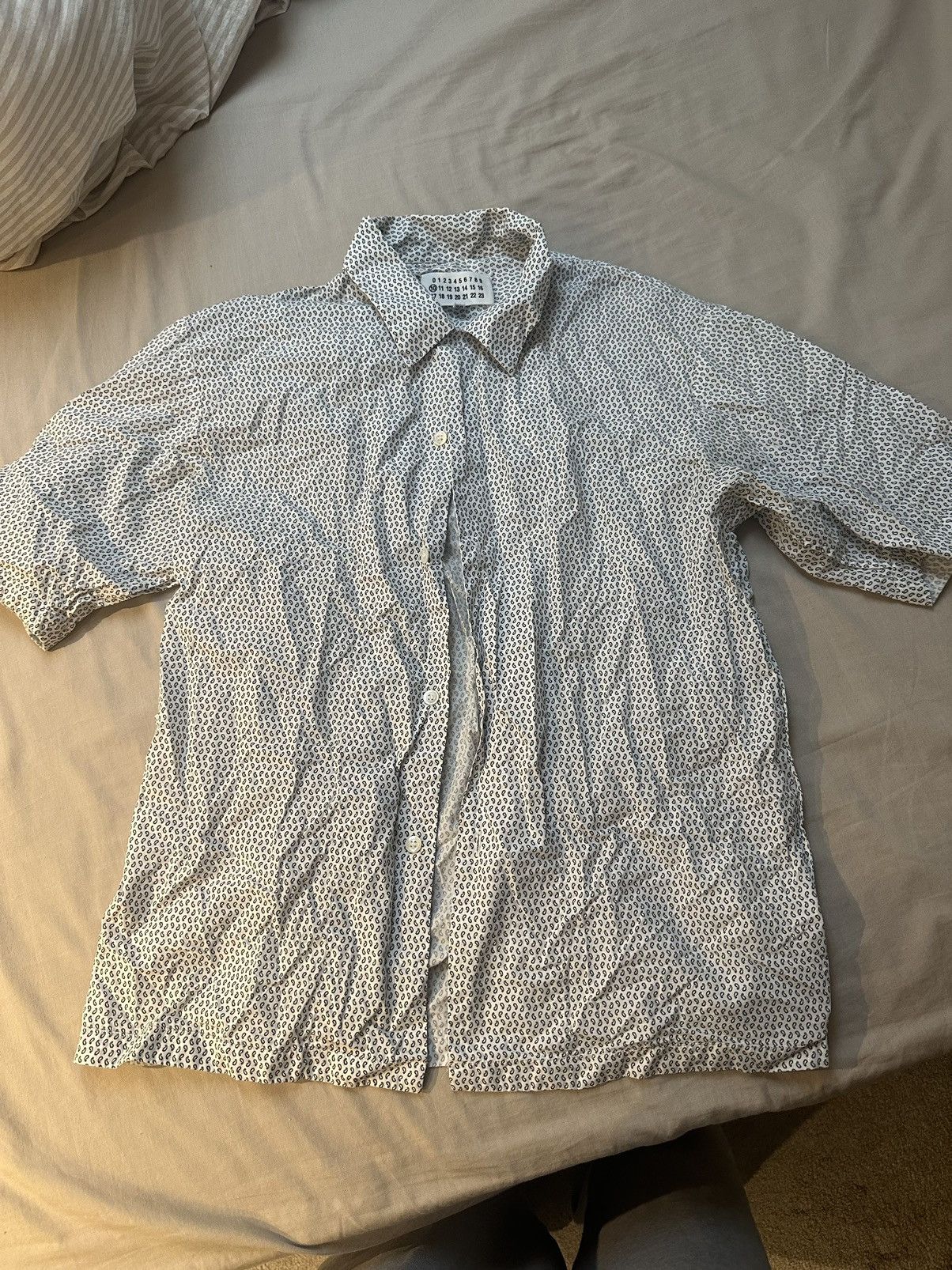 Maison Margiela MARGIELA PAISLEY PATTERN CAMP COLLAR SHIRT Size US S / EU 44-46 / 1 - 1 Thumbnail