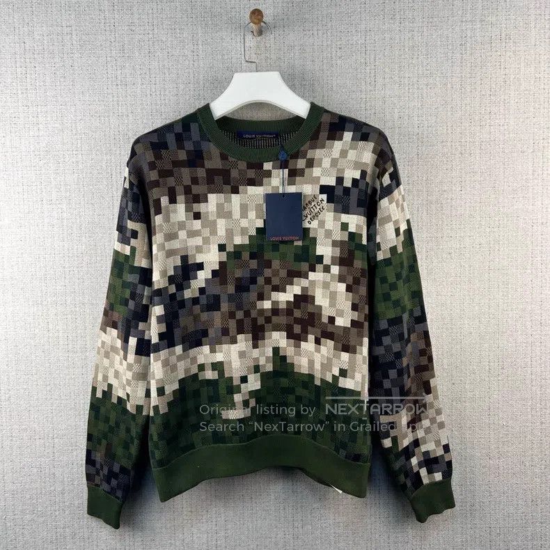 Louis Vuitton Louis Vuitton SS24 Fei-Dong Co-branded Camo Mosaic Jacquar Size US M / EU 48-50 / 2 - 1 Thumbnail