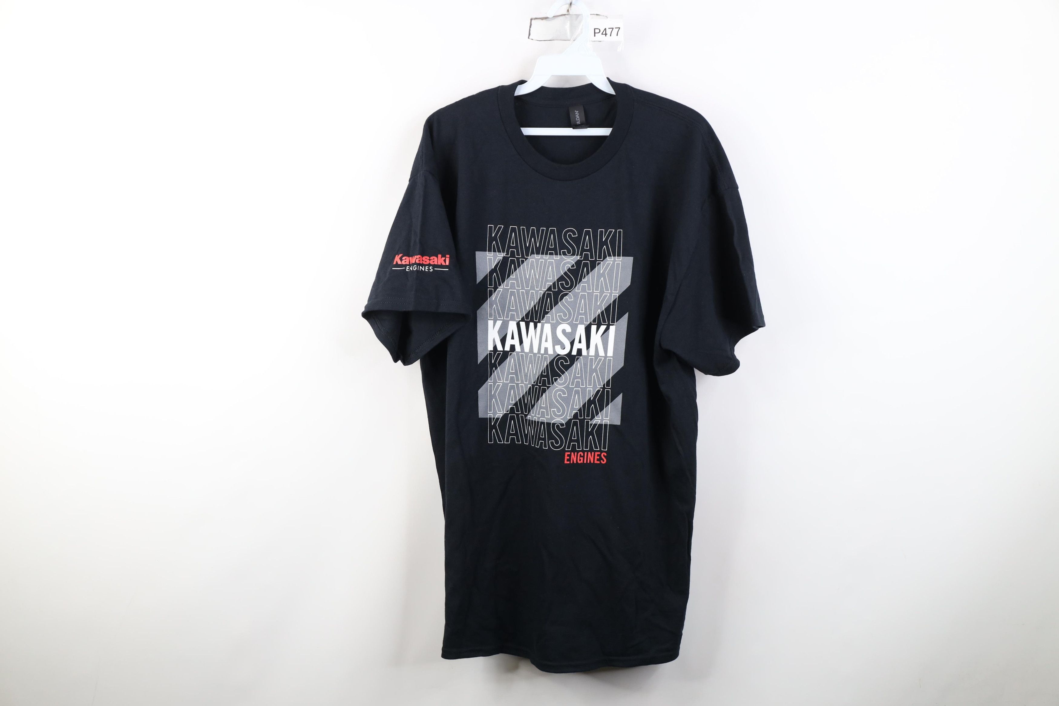 Vintage Y2K Kawasaki Engines Racing Short Sleeve T-Shirt Cotton Size US XL / EU 56 / 4 - 1 Thumbnail