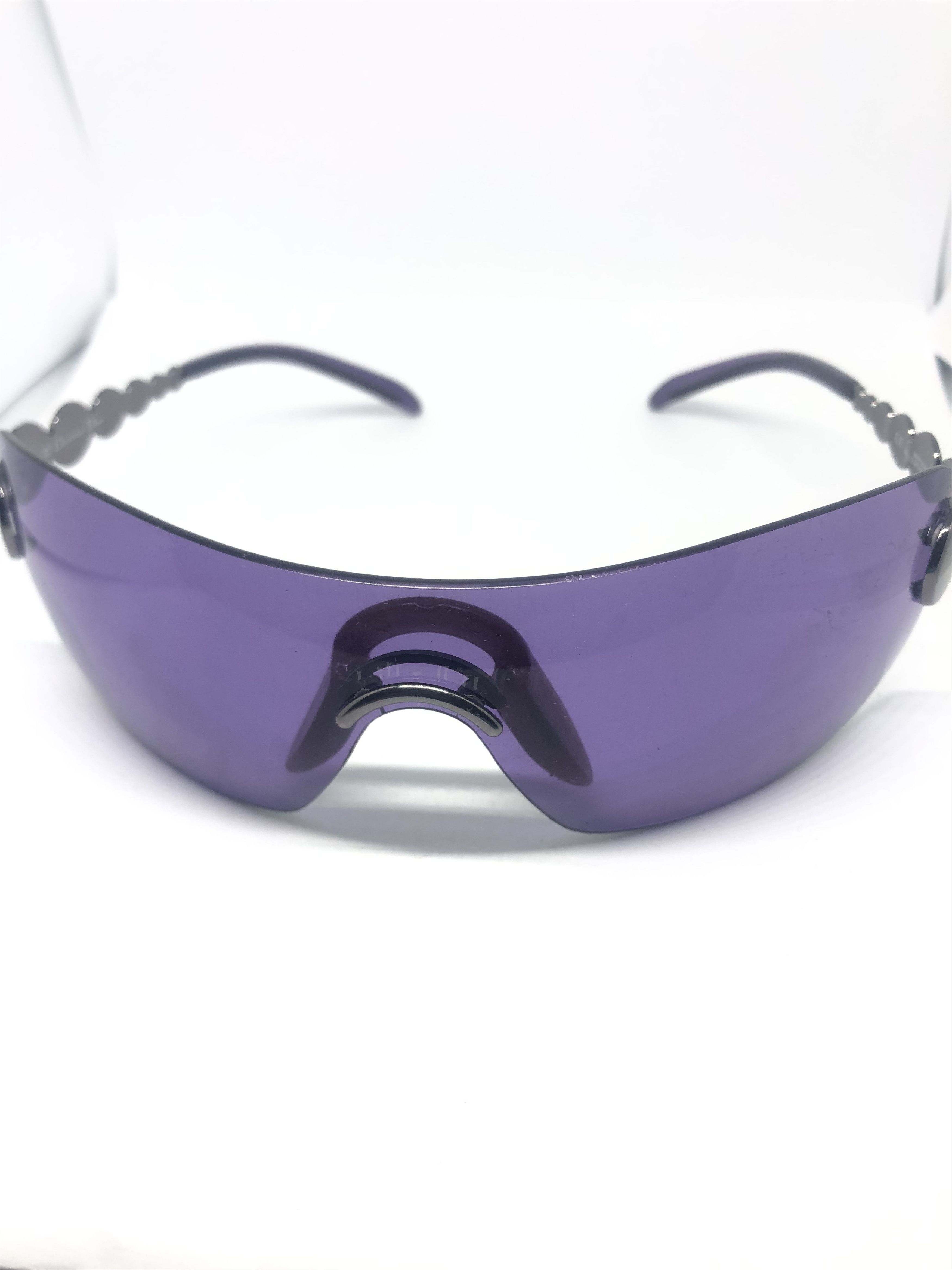 Chanel Authentic Christian Dior Purple Visor Millenium Sunglasses Size ONE SIZE - 4 Thumbnail